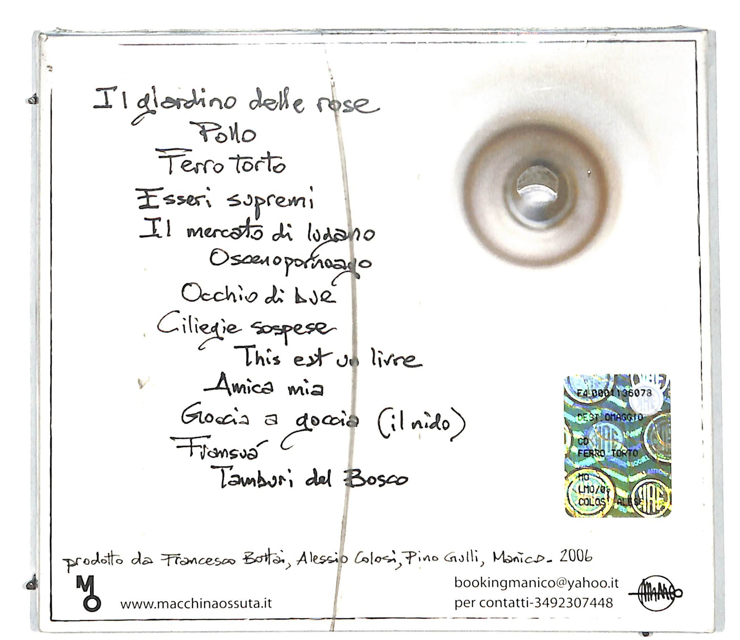 EBOND La Macchina Ossuta - Ferro Torto CD CD110114