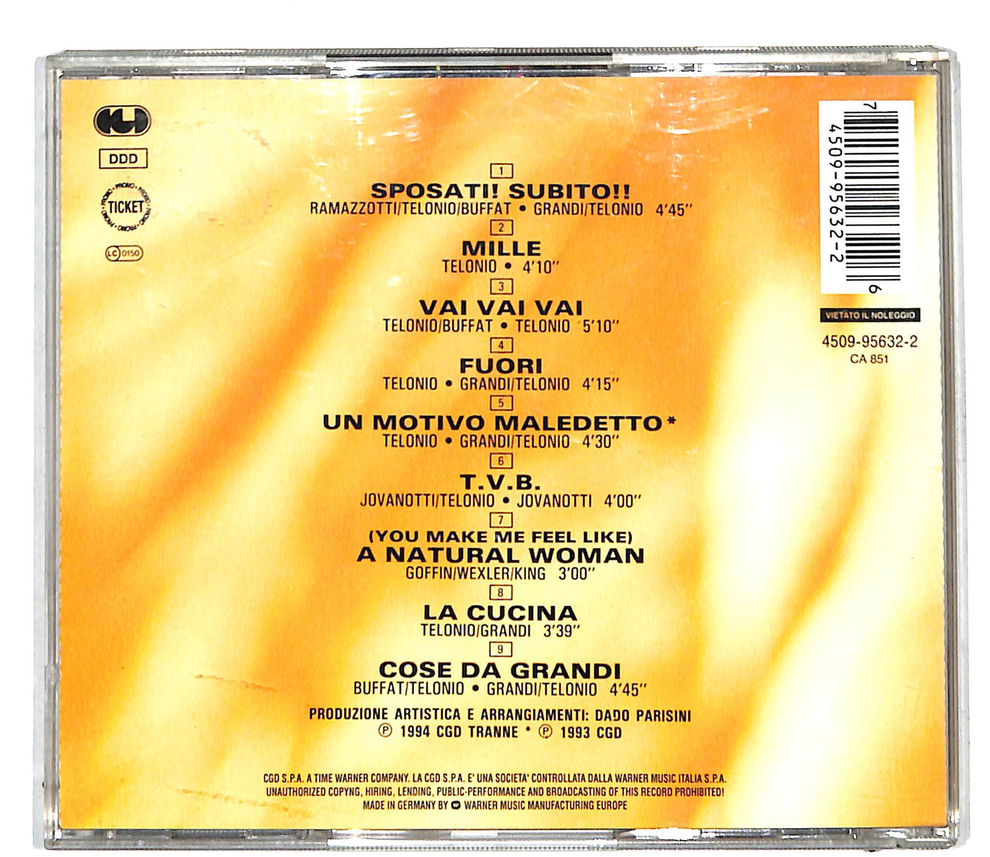 EBOND Irene Grandi - Irene Grandi CD CD110150