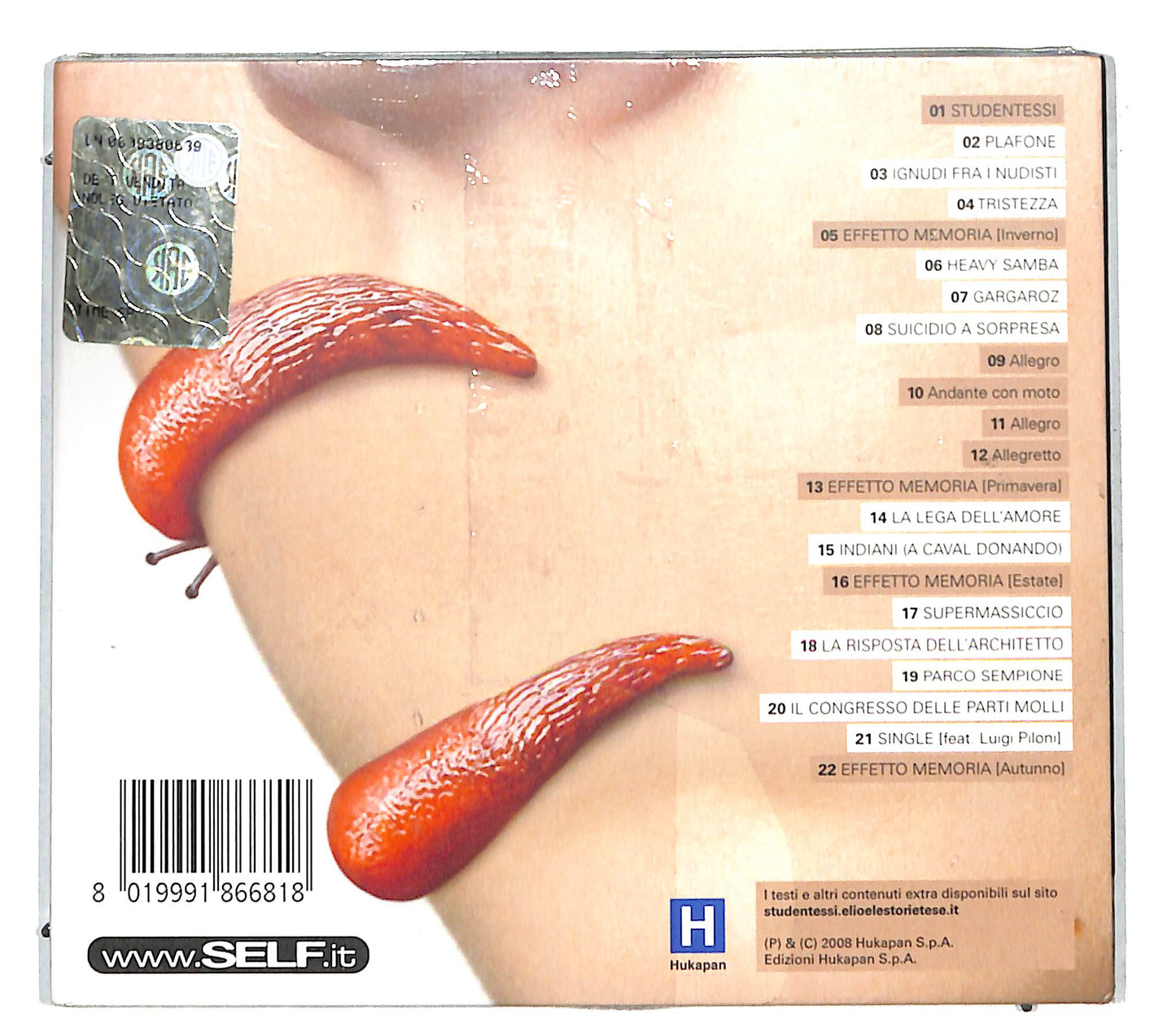 EBOND Elio E Le Storie Tese - Studentessi DIGIPACK CD CD110208