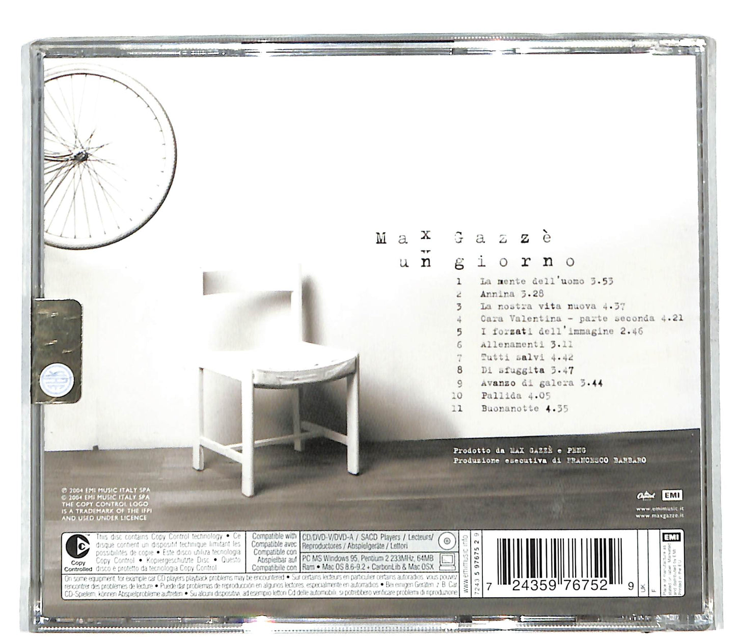 EBOND Max Gazze - Un Giorno CD CD110224