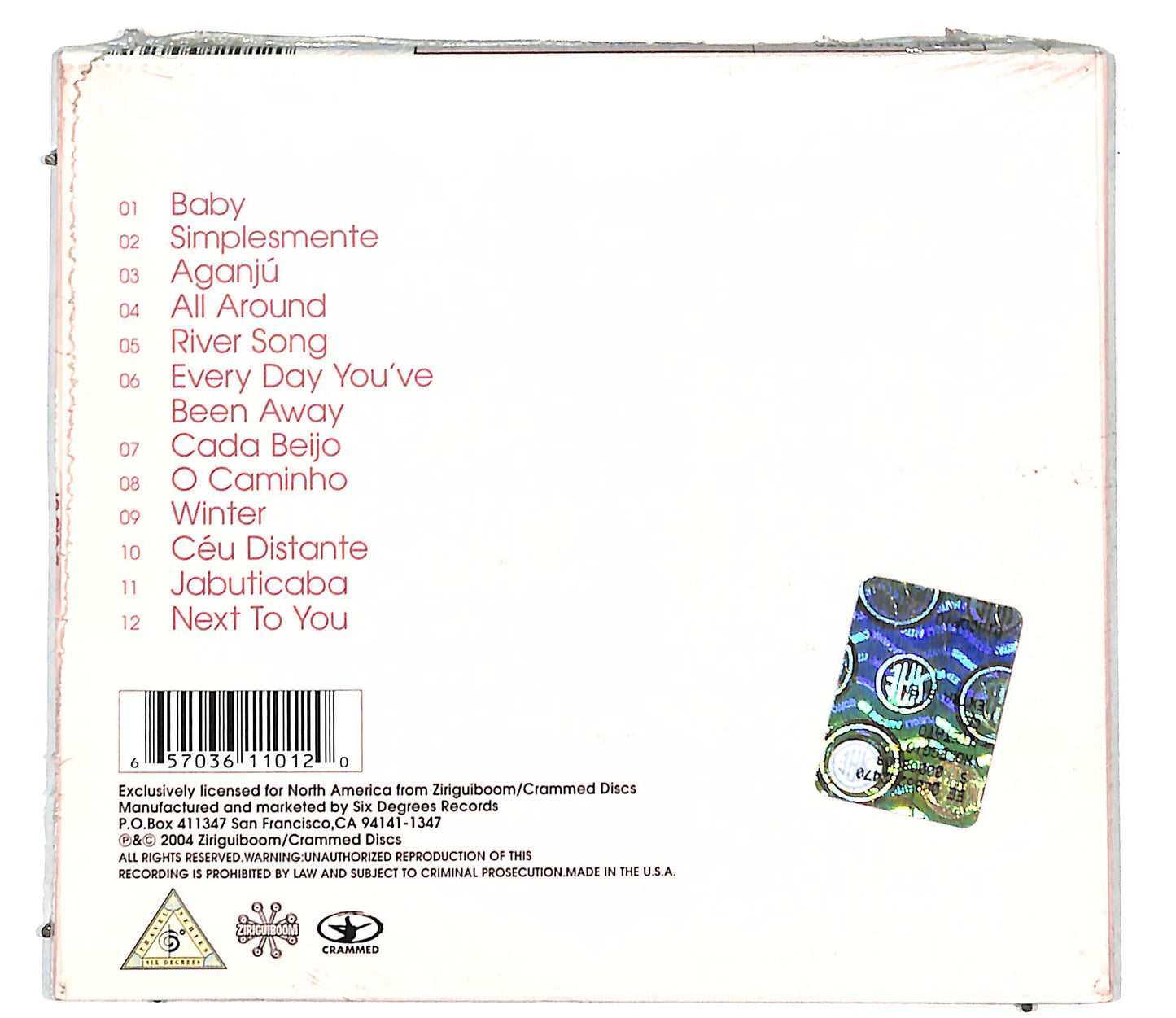 EBOND Bebel Gilberto - Bebel Gilberto CD CD110240