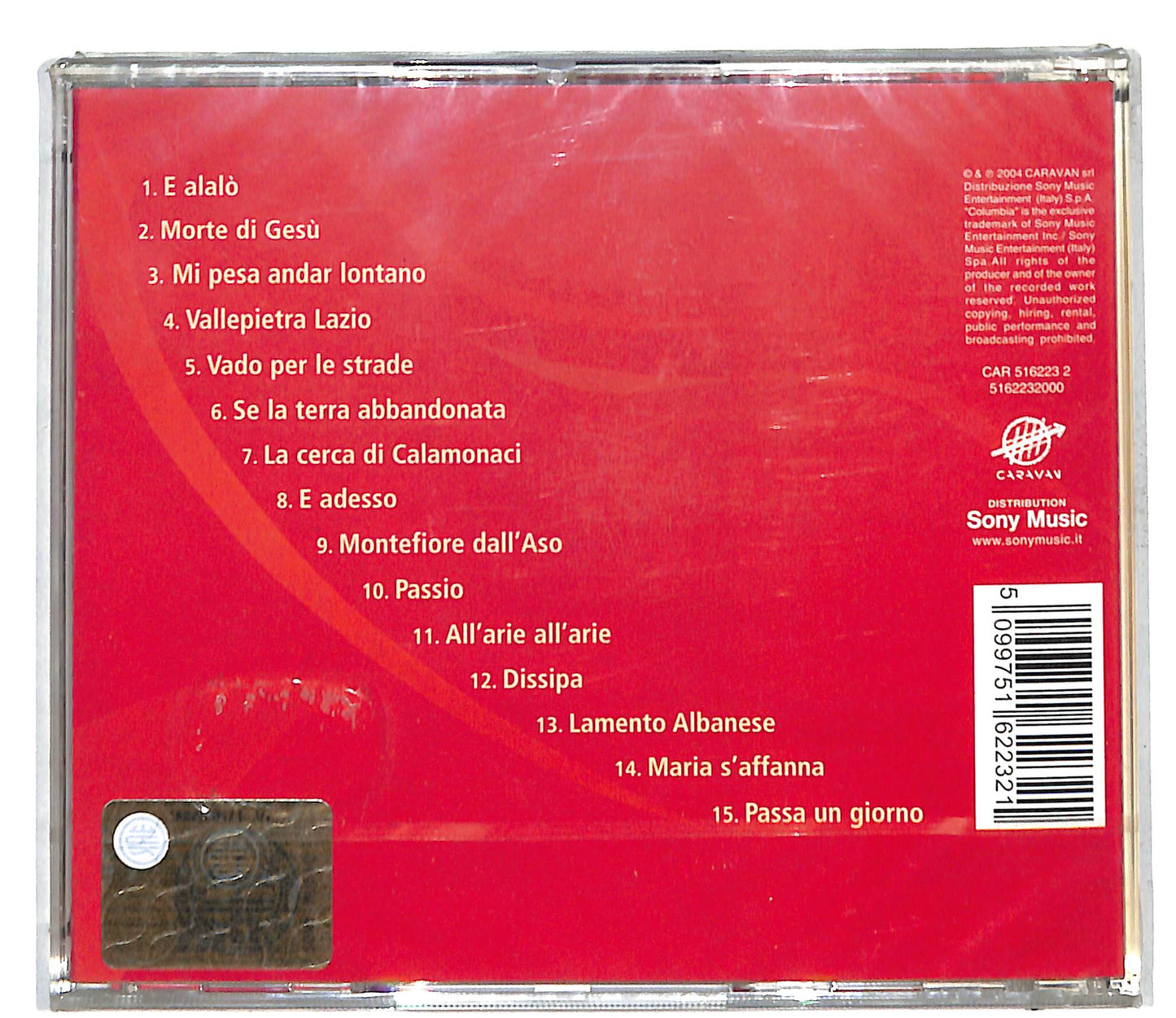 EBOND Giovanna Marini - Passioni CD CD110250