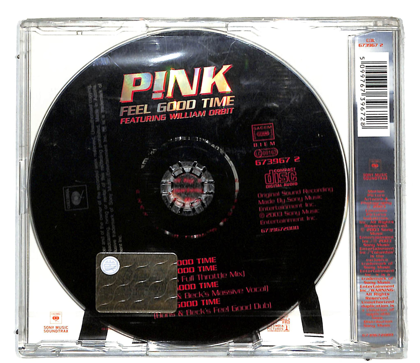 EBOND P!NK - Featuring William Orbit - Feel Good Time BEST 2003 CD CD110303