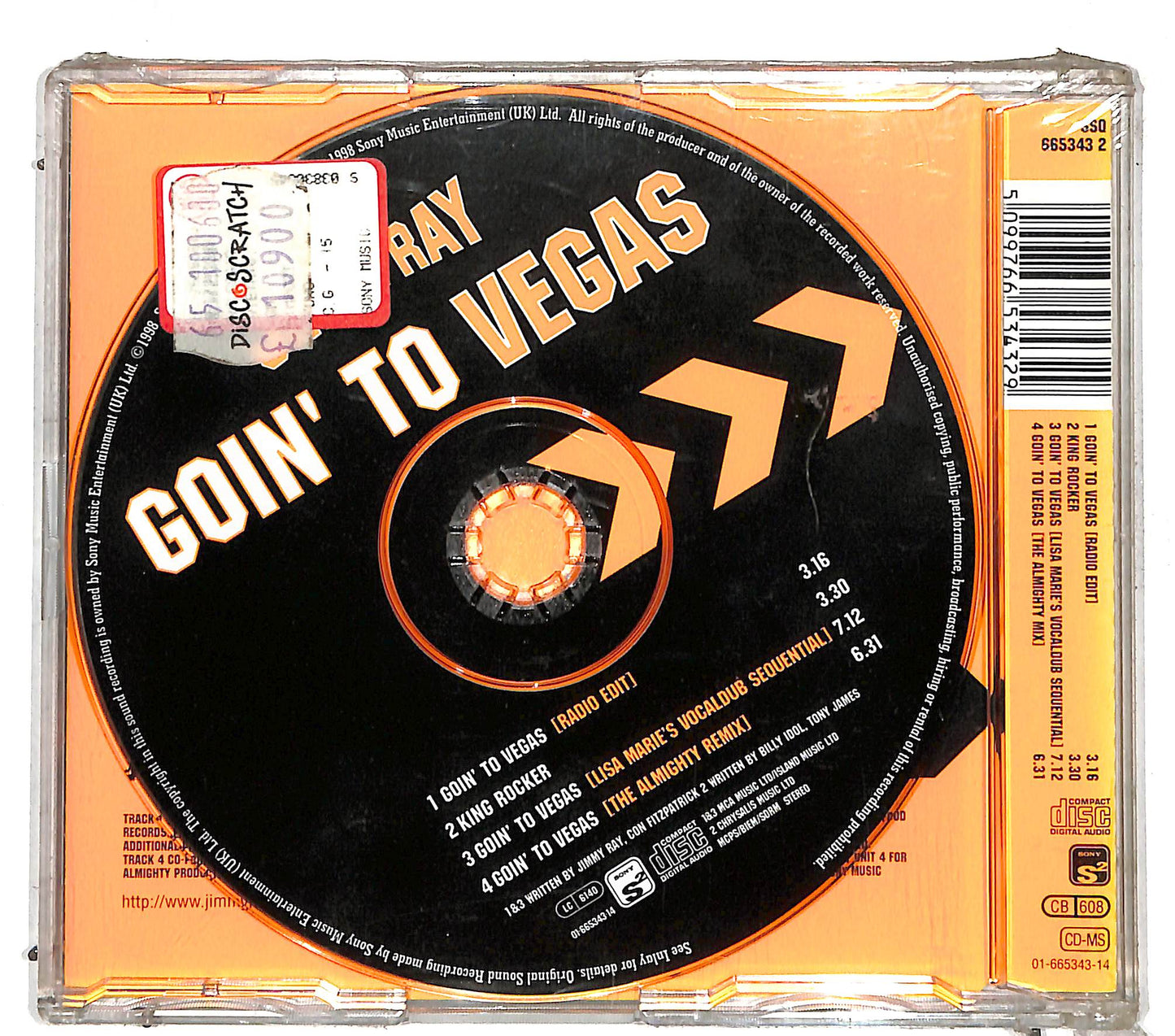 EBOND Jimmy Ray - Goin' To Vegas CD CD110309