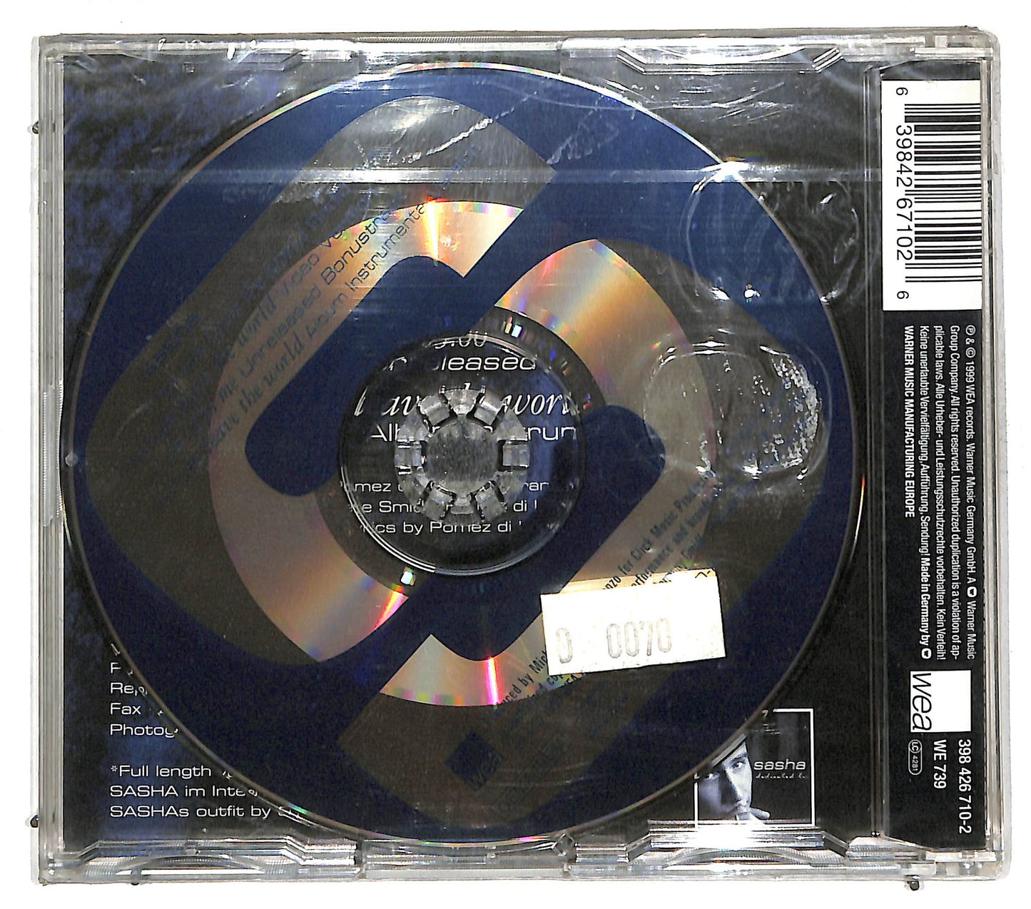 EBOND Sasha - We Can Leave The World CD CD110315