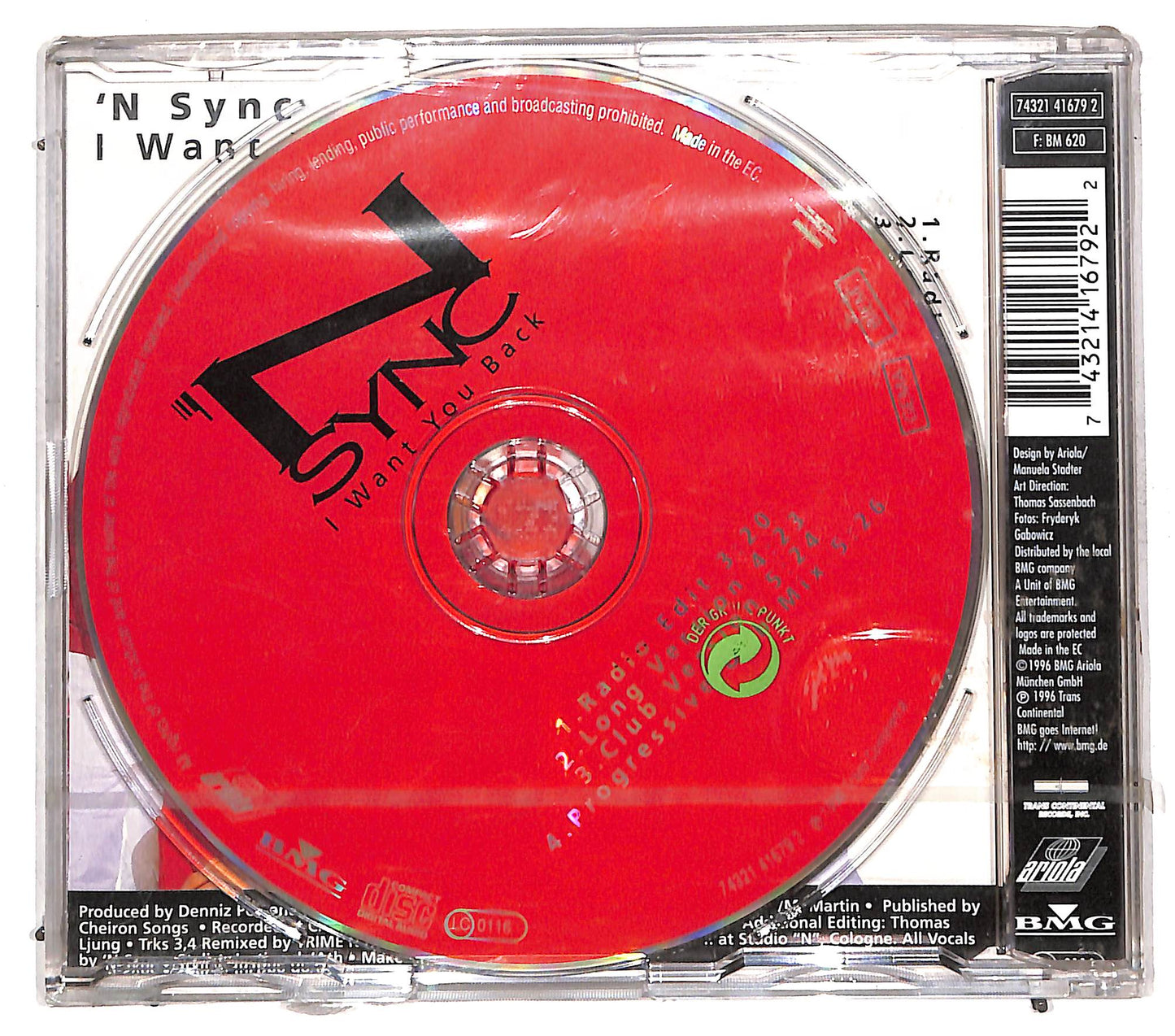 EBOND 'N Sync - I Want You Back CD CD110319