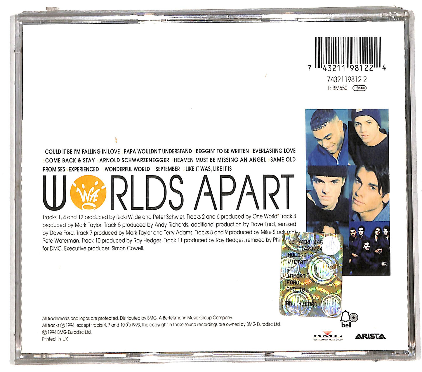 EBOND Worlds Apart - Together CD CD110323