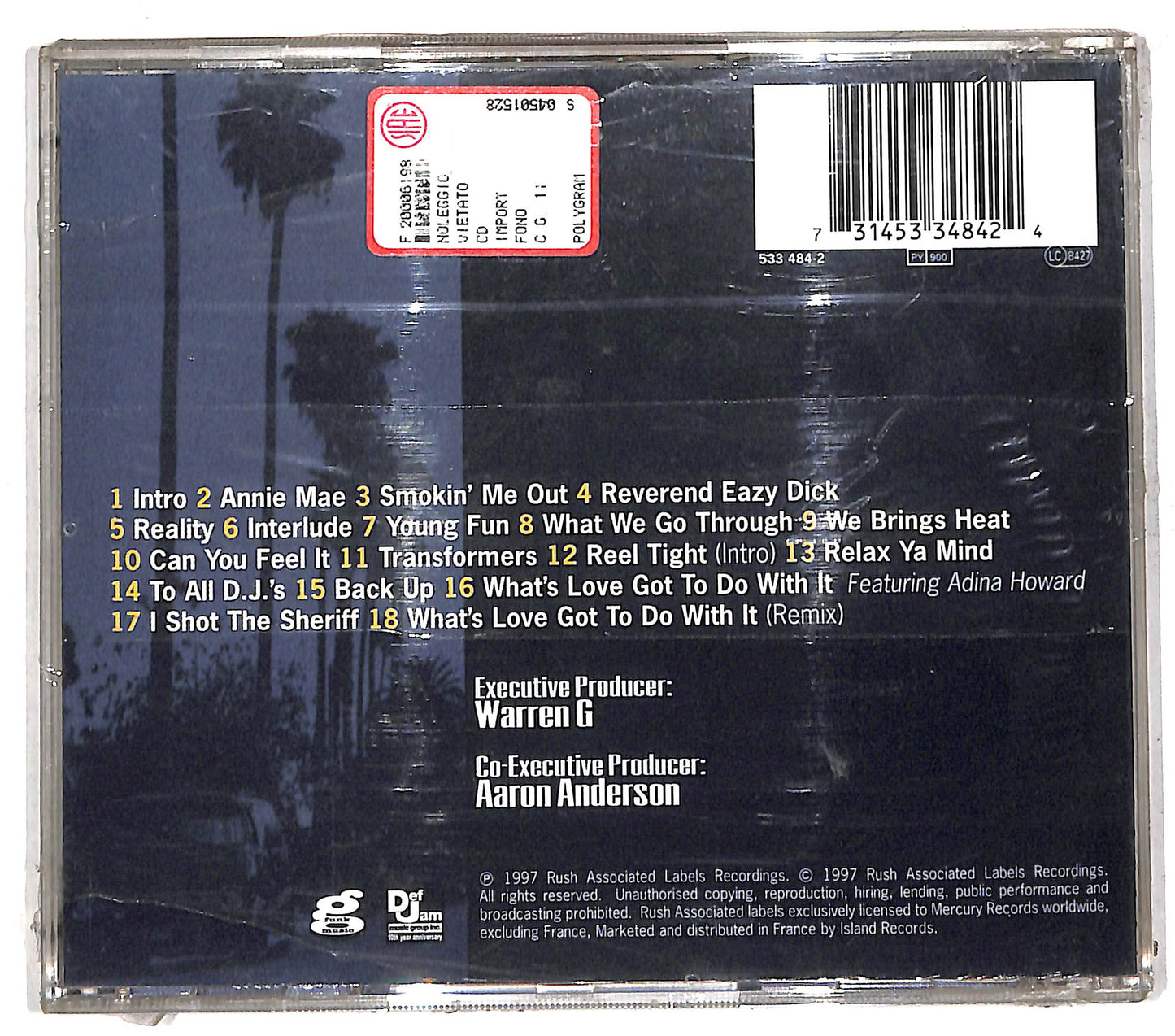 EBOND Warren G - Take A Look Over Your Shoulder CD CD110334