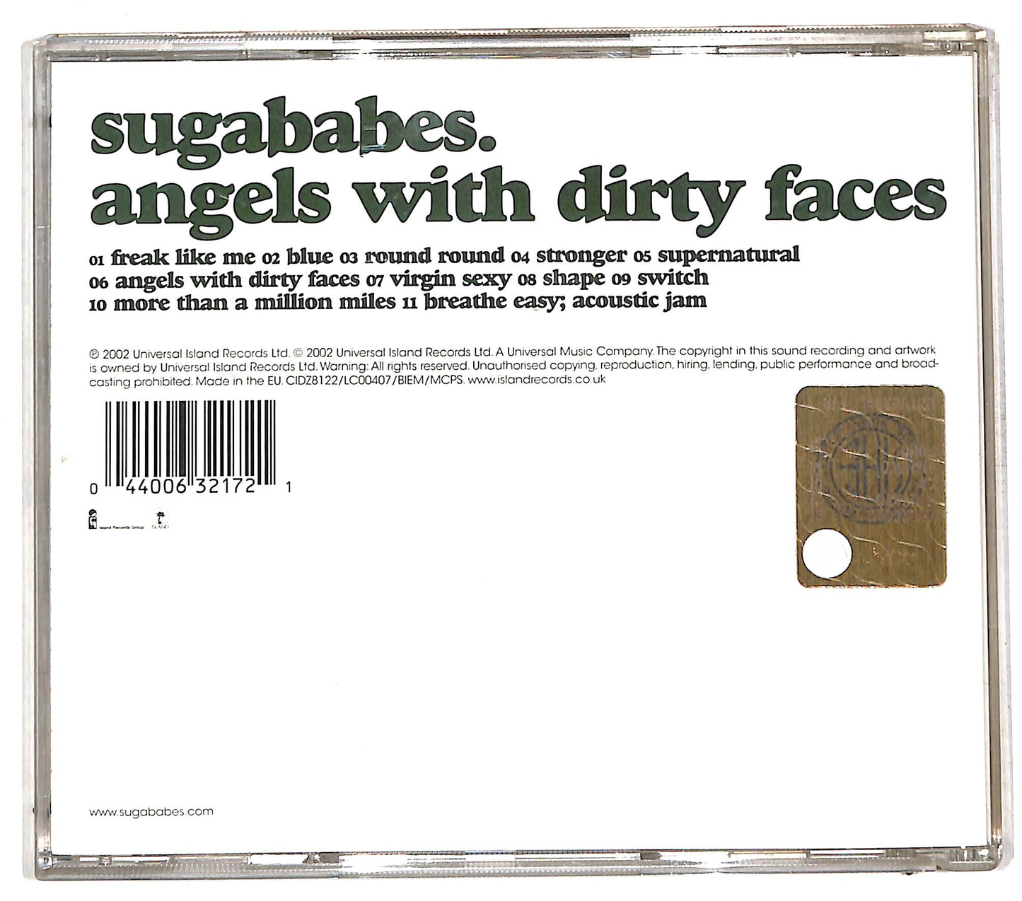 EBOND Sugababes - Angels With Dirty Faces CD CD110335