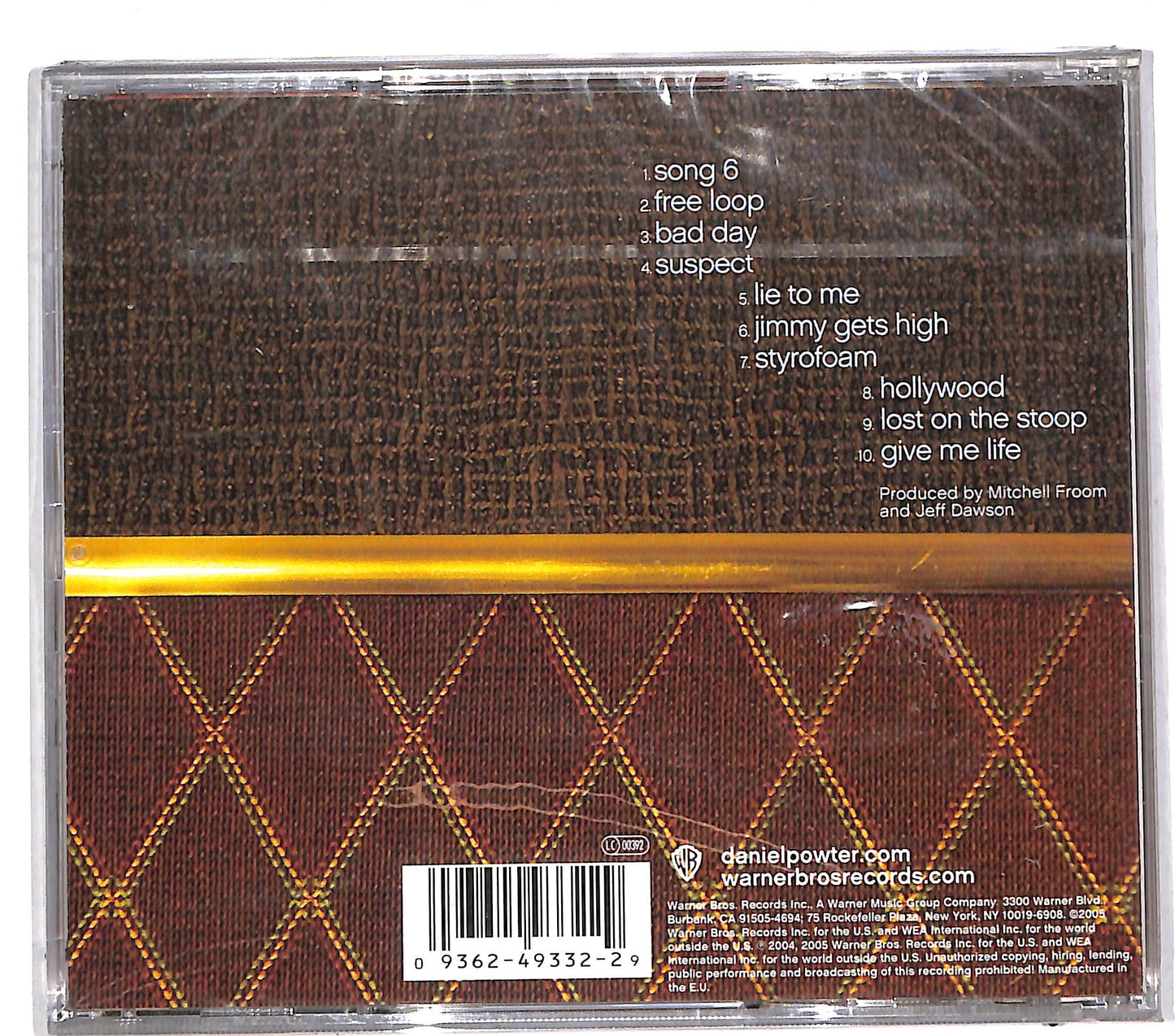 EBOND Daniel Powter - DP CD CD110434