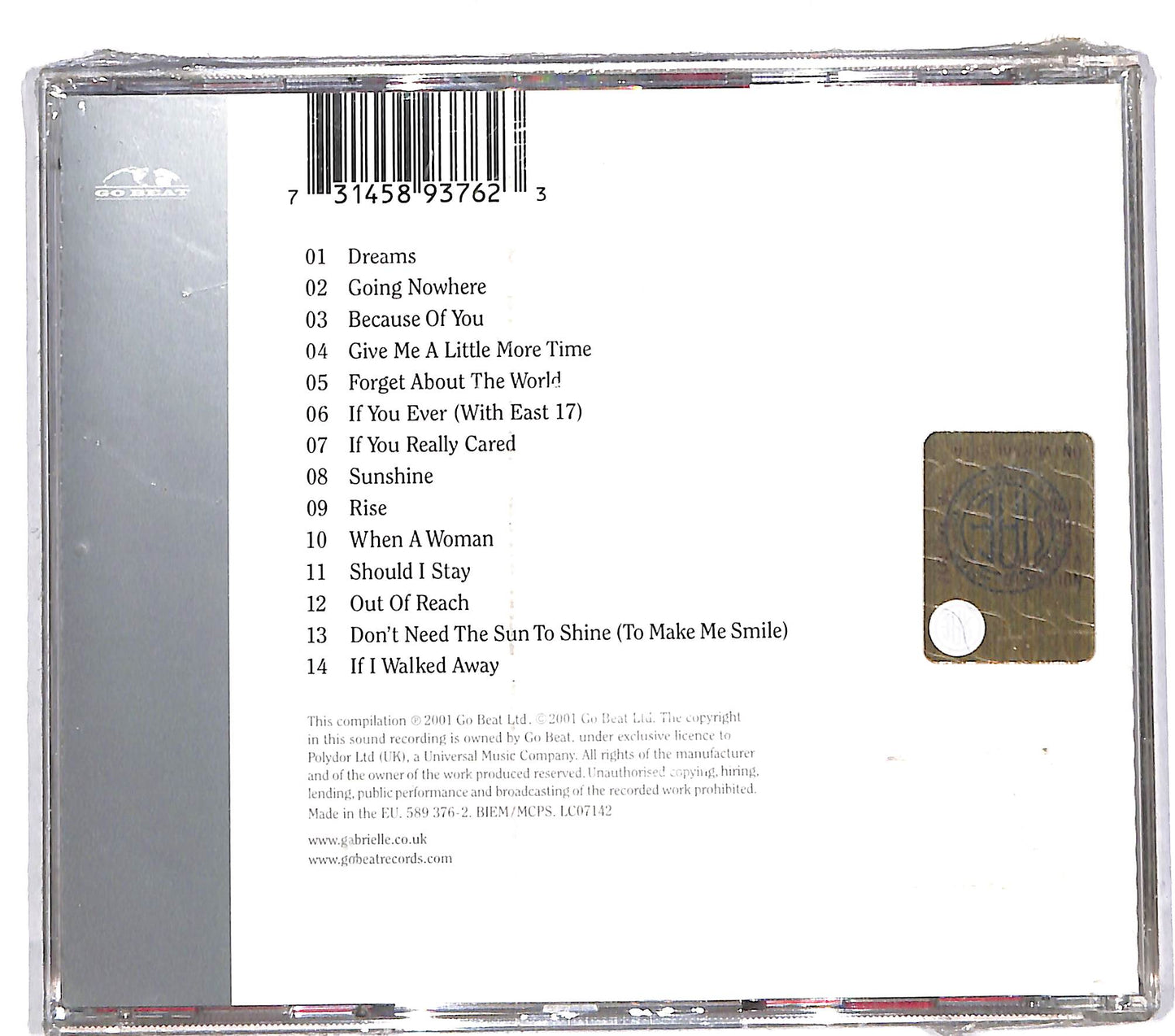 EBOND Gabrielle - Dreams Can Come True - Greatest Hits Vol 1 CD CD110456