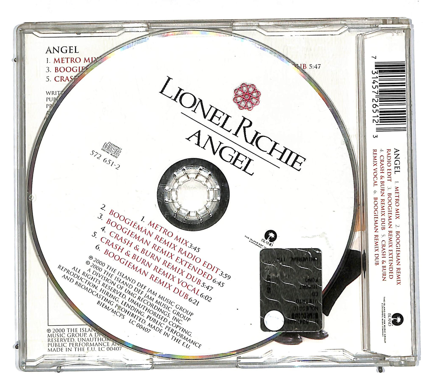 EBOND Lionel Richie - Angel CD CD110506