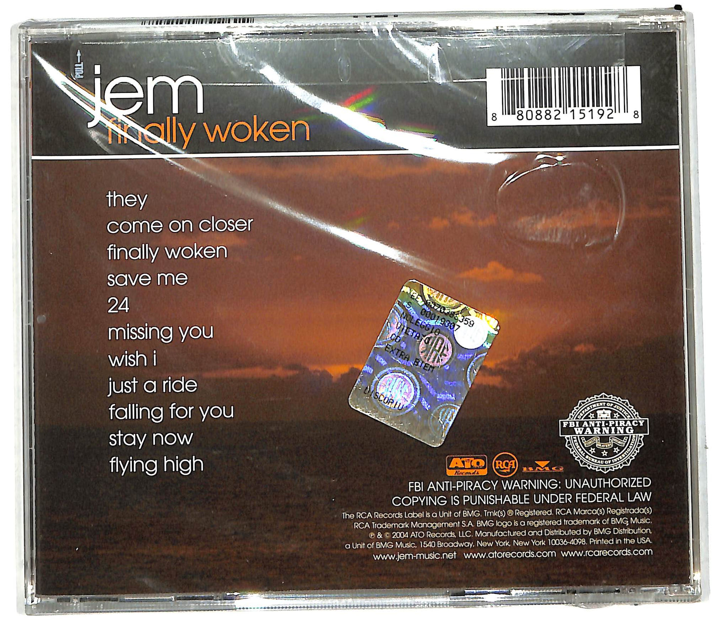 EBOND Jem - Finally Woken CD CD110554