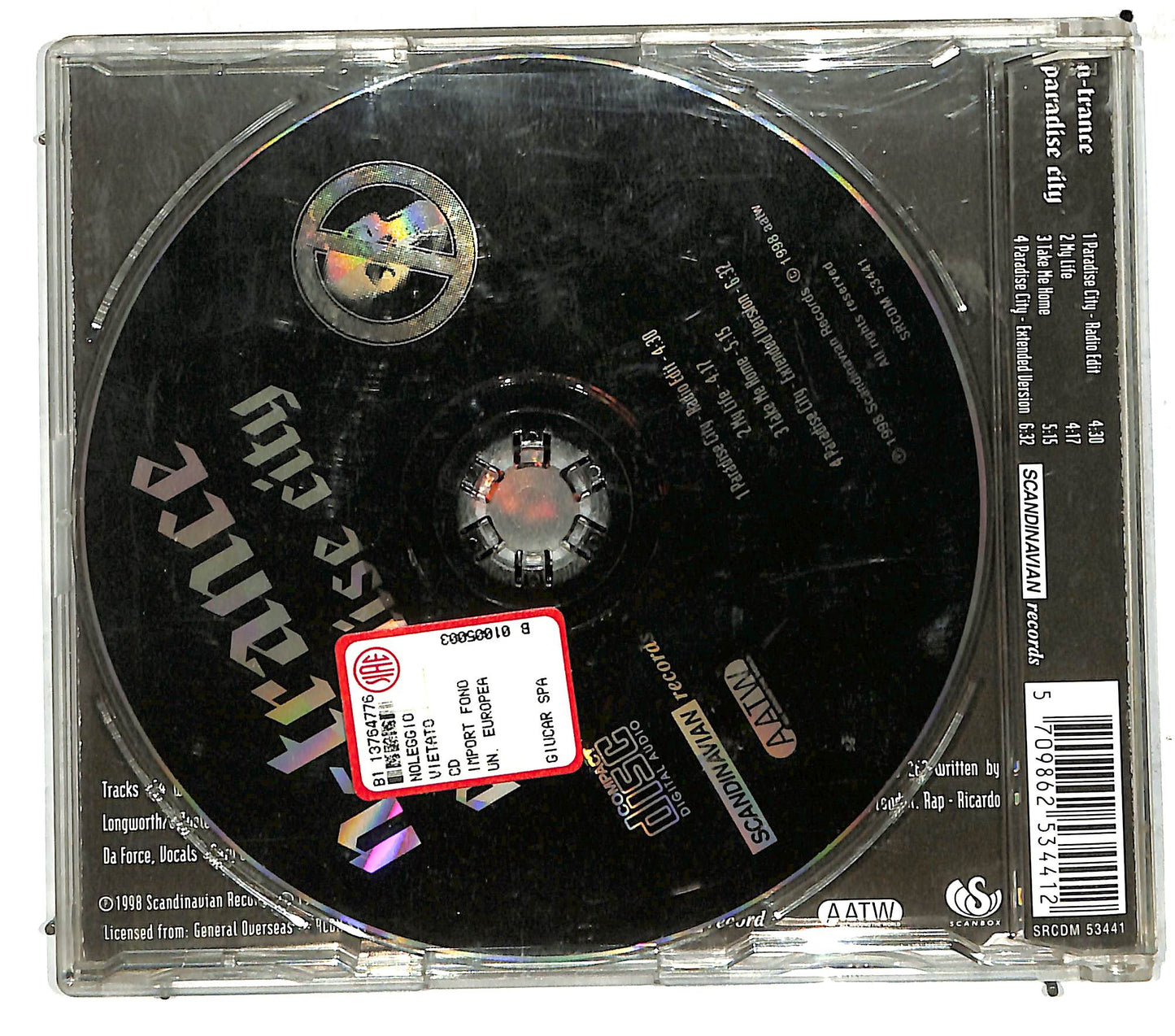 EBOND N-Trance - Paradise City CD CD110634