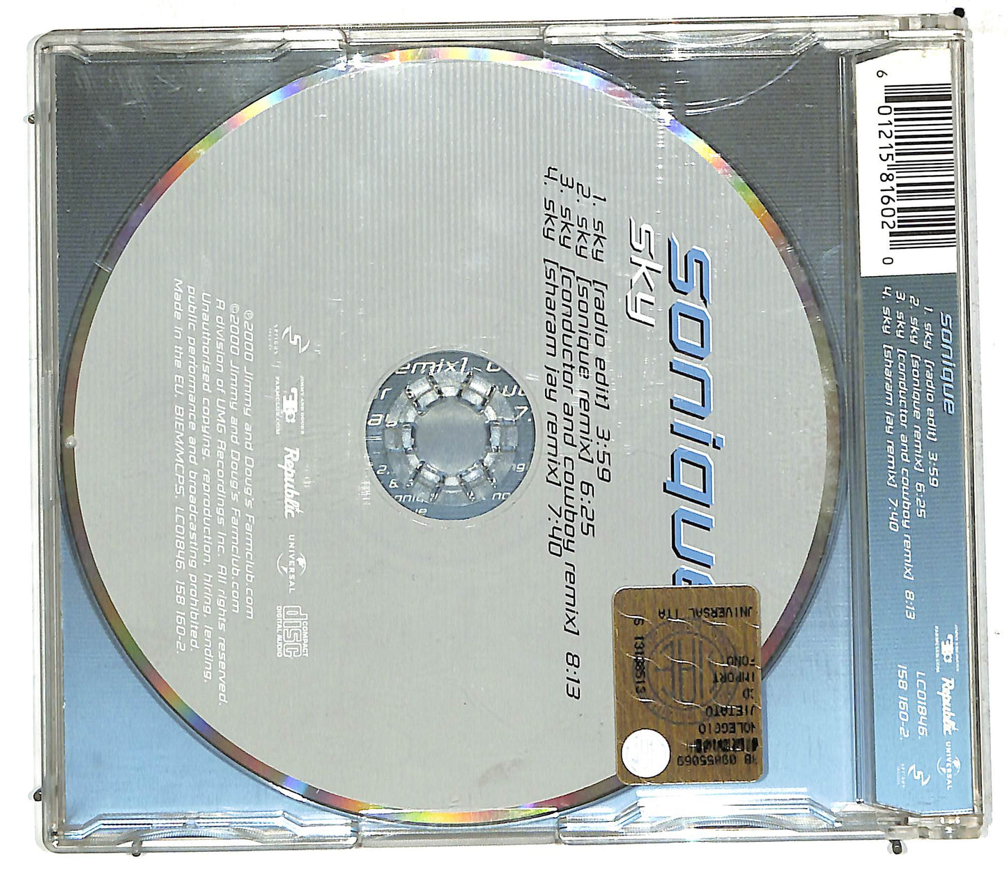 EBOND Sonique - Sky CD CD110709