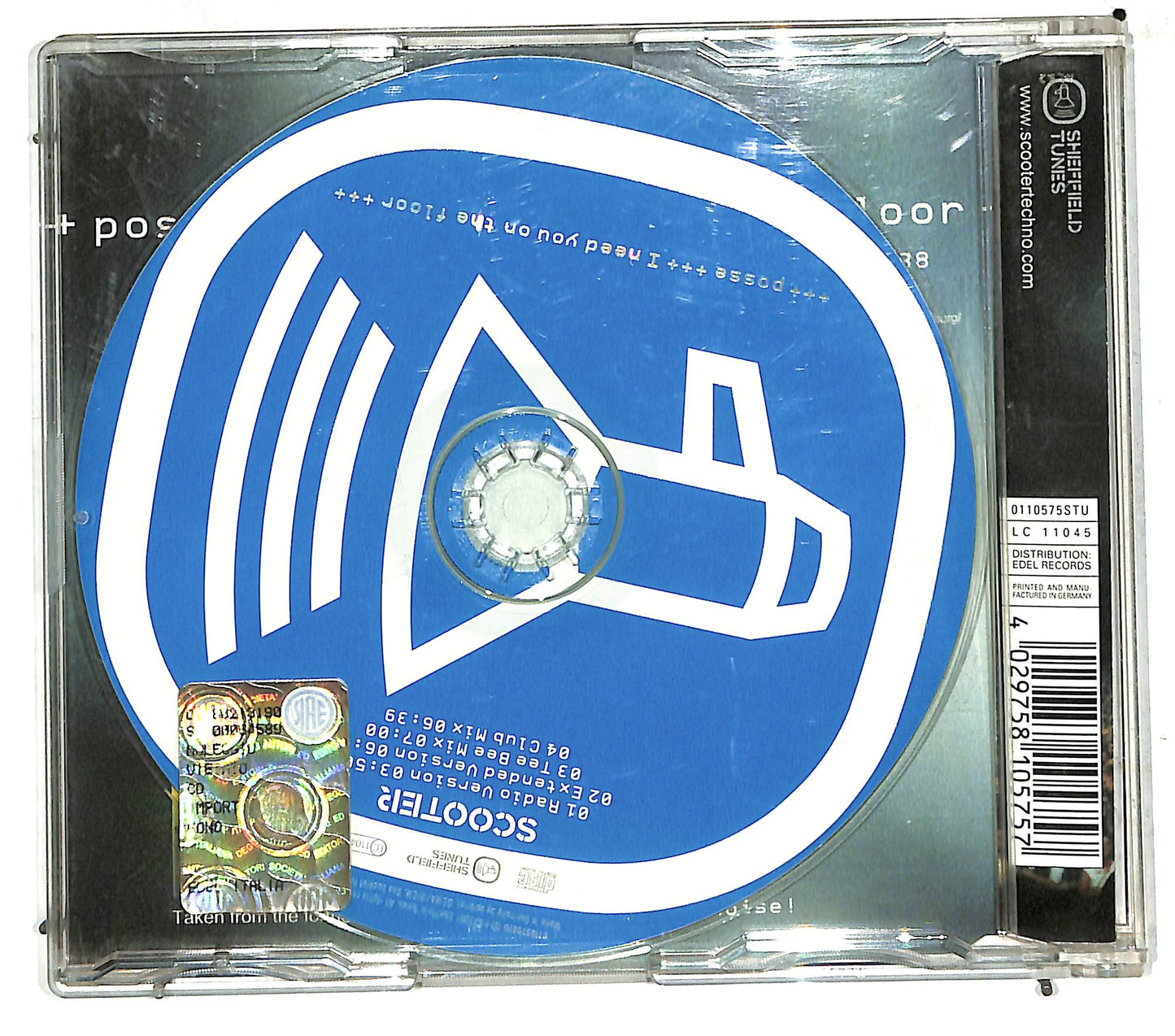 EBOND Scooter - Posse (I Need You On The Floor) CD CD110712