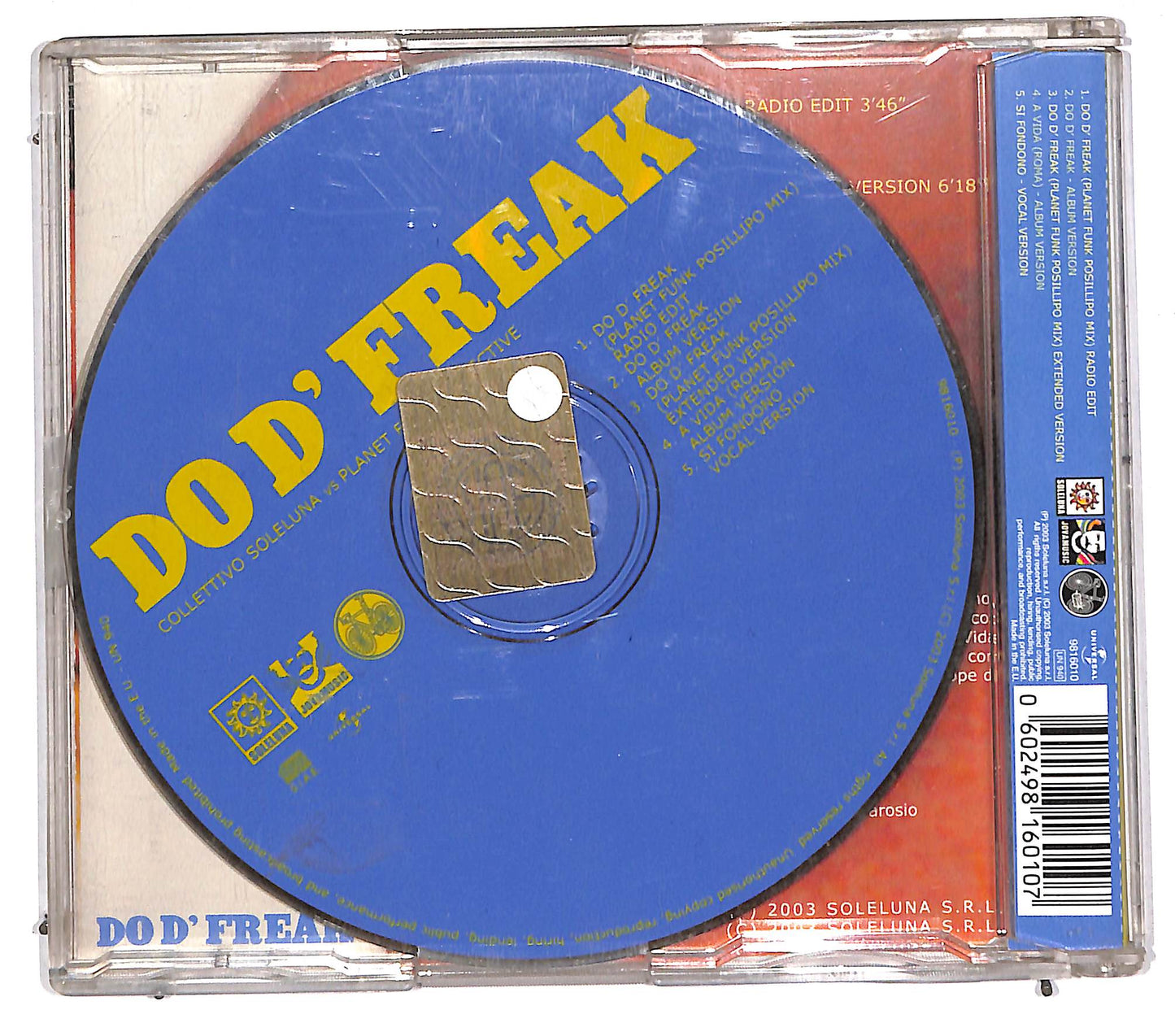 EBOND Collettivo Soleluna Vs Planet Funk - Do D' Freak CD CD110768