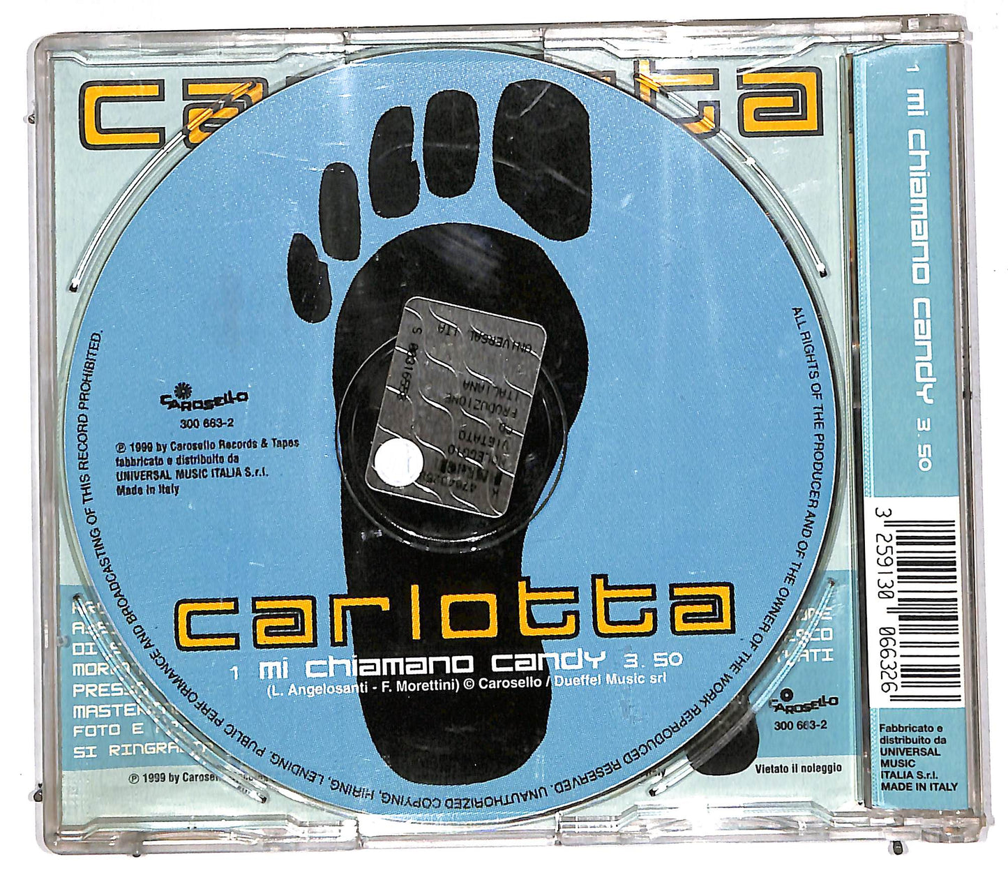 EBOND Carlotta - Mi Chiamano Candy CD CD110804
