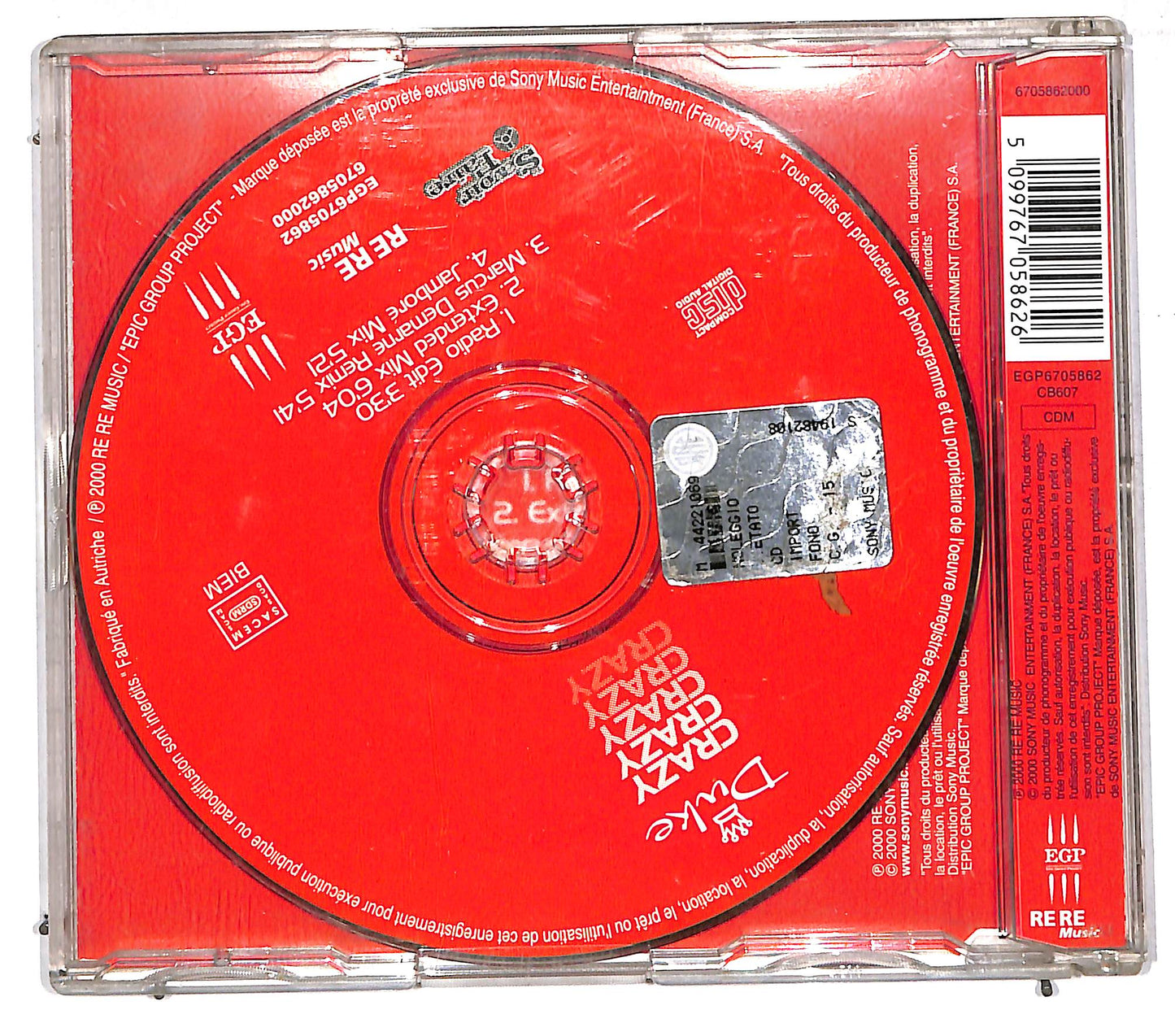 EBOND Duke - Crazy CD CD110817