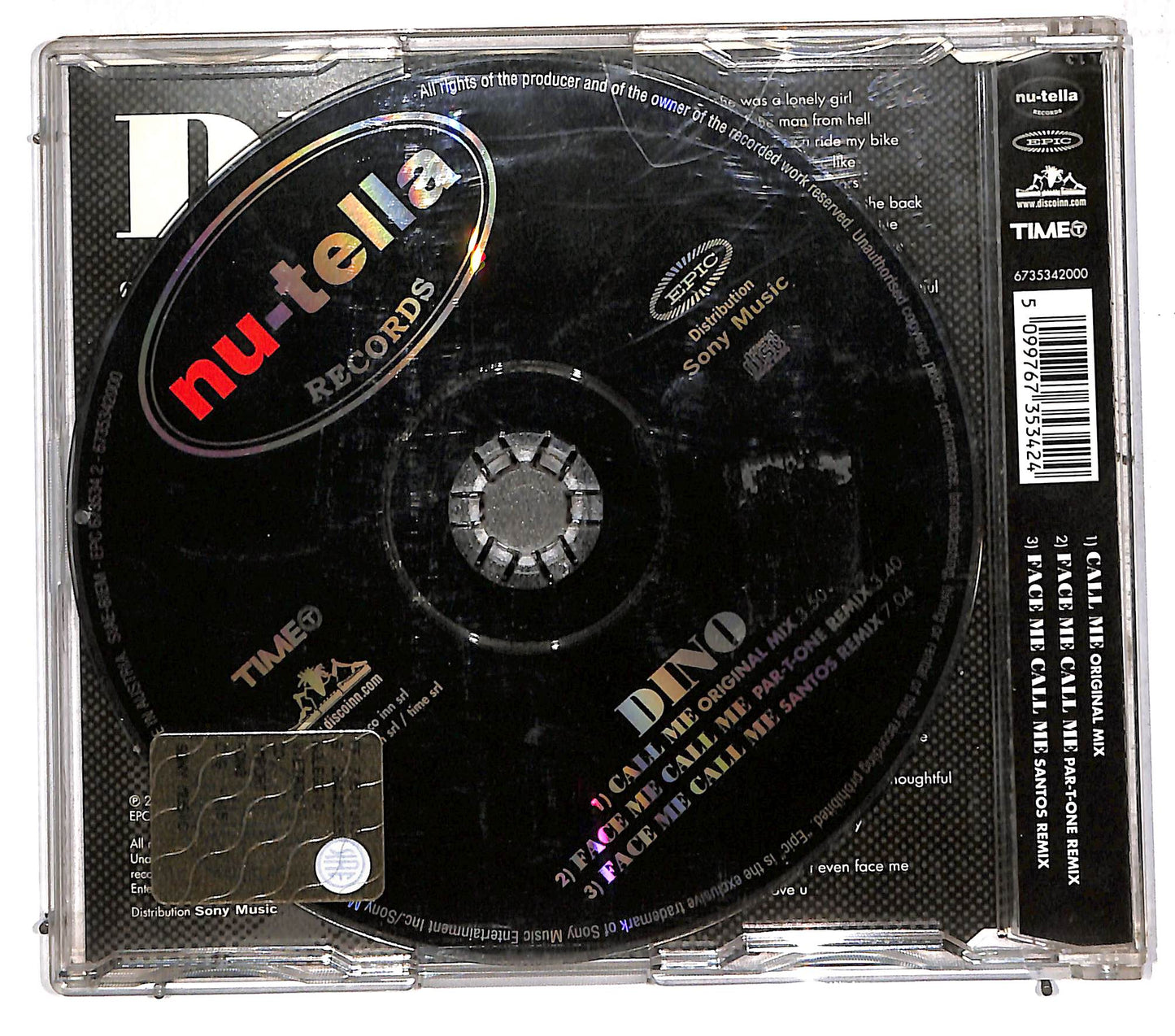EBOND Dino - Call Me CD CD110822