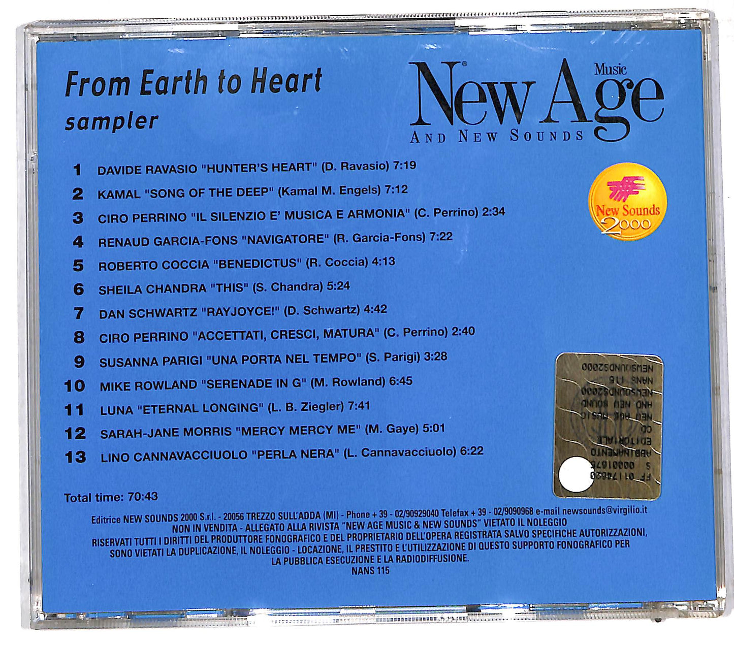 EBOND Various - From Earth To Heart - New age CD CD110840