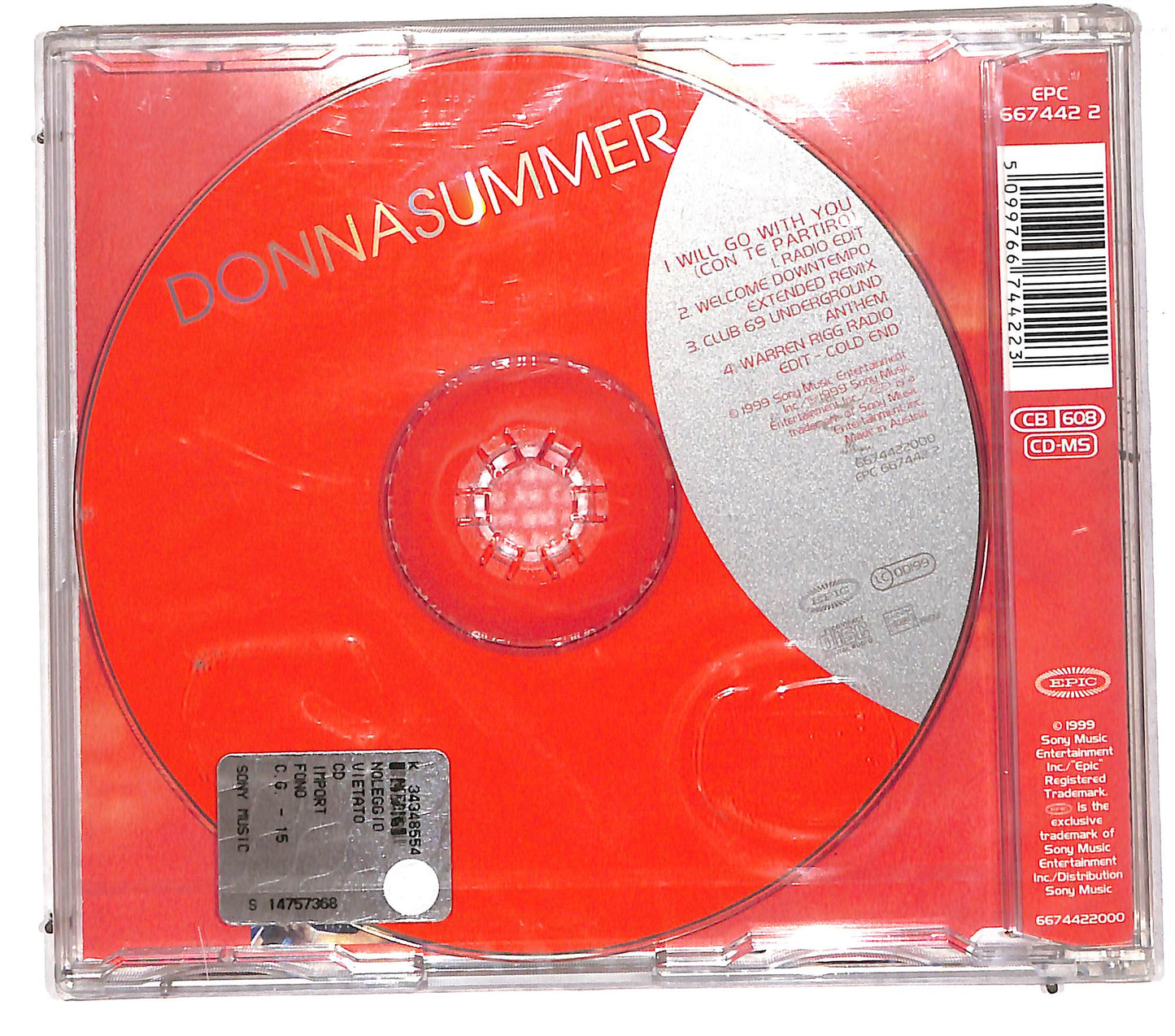 EBOND Donna Summer - I Will Go With You (Con Te Partiro) CD CD110867