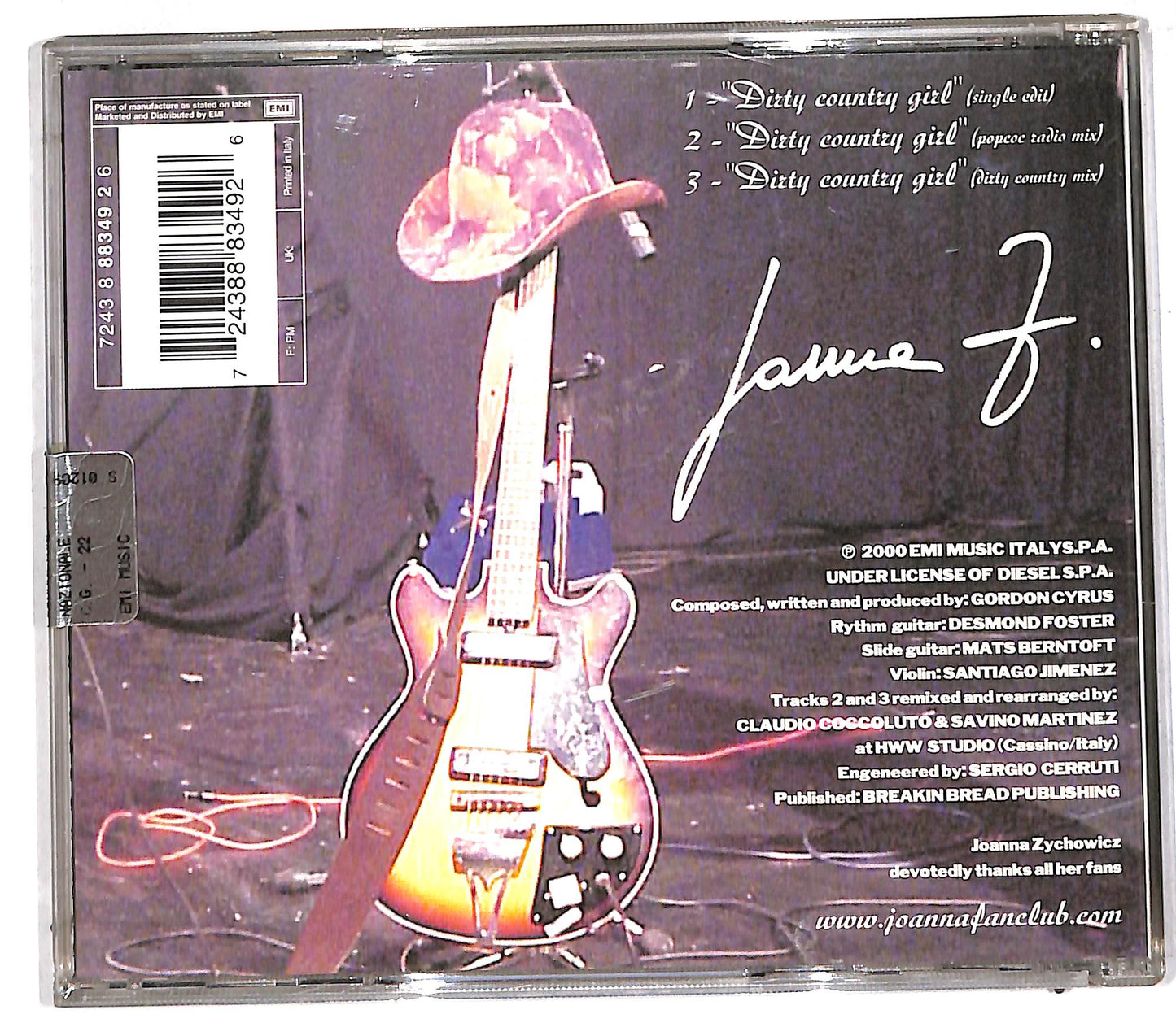 EBOND Joanna Zychowicz - Dirty Country Girl CD CD110901