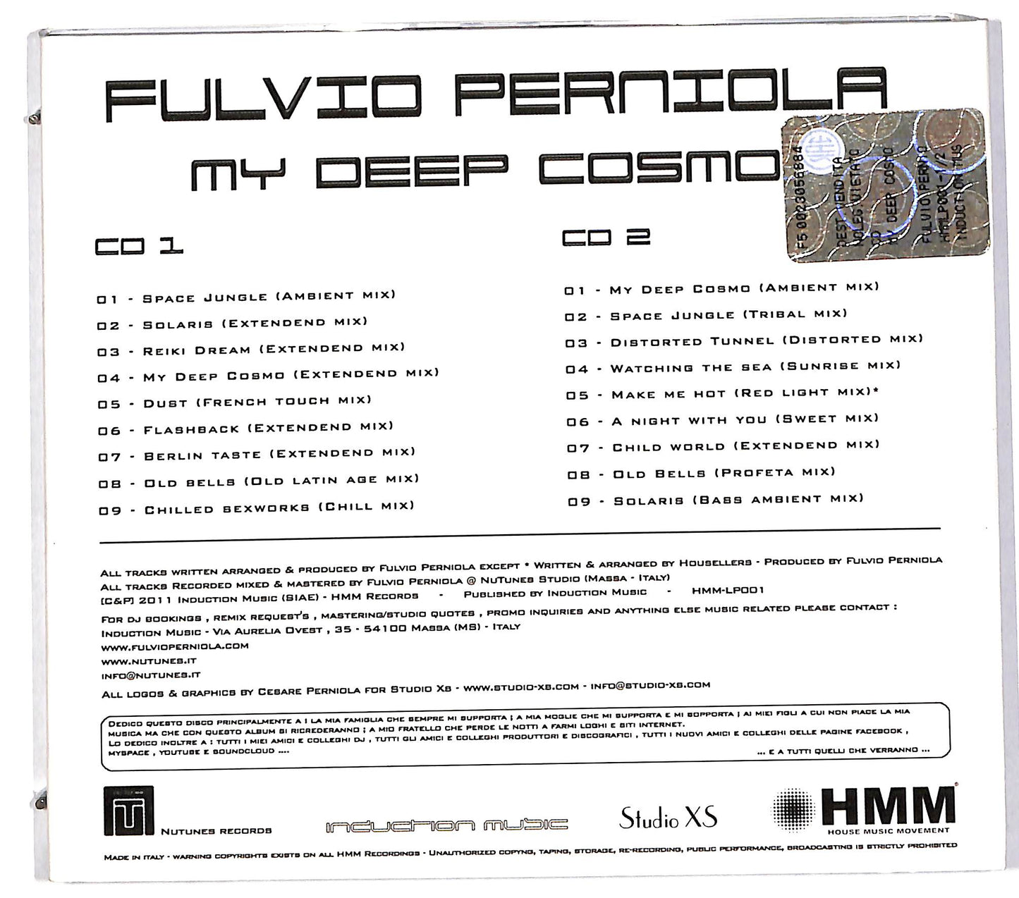 EBOND Fulvio Perniola - My Deep Cosmo CD CD110936