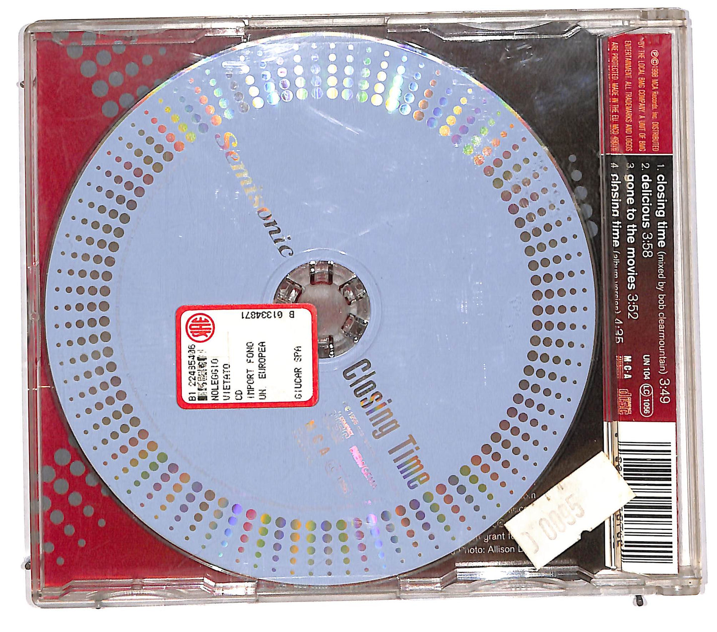 EBOND Semisonic - Closing Time CD CD110945