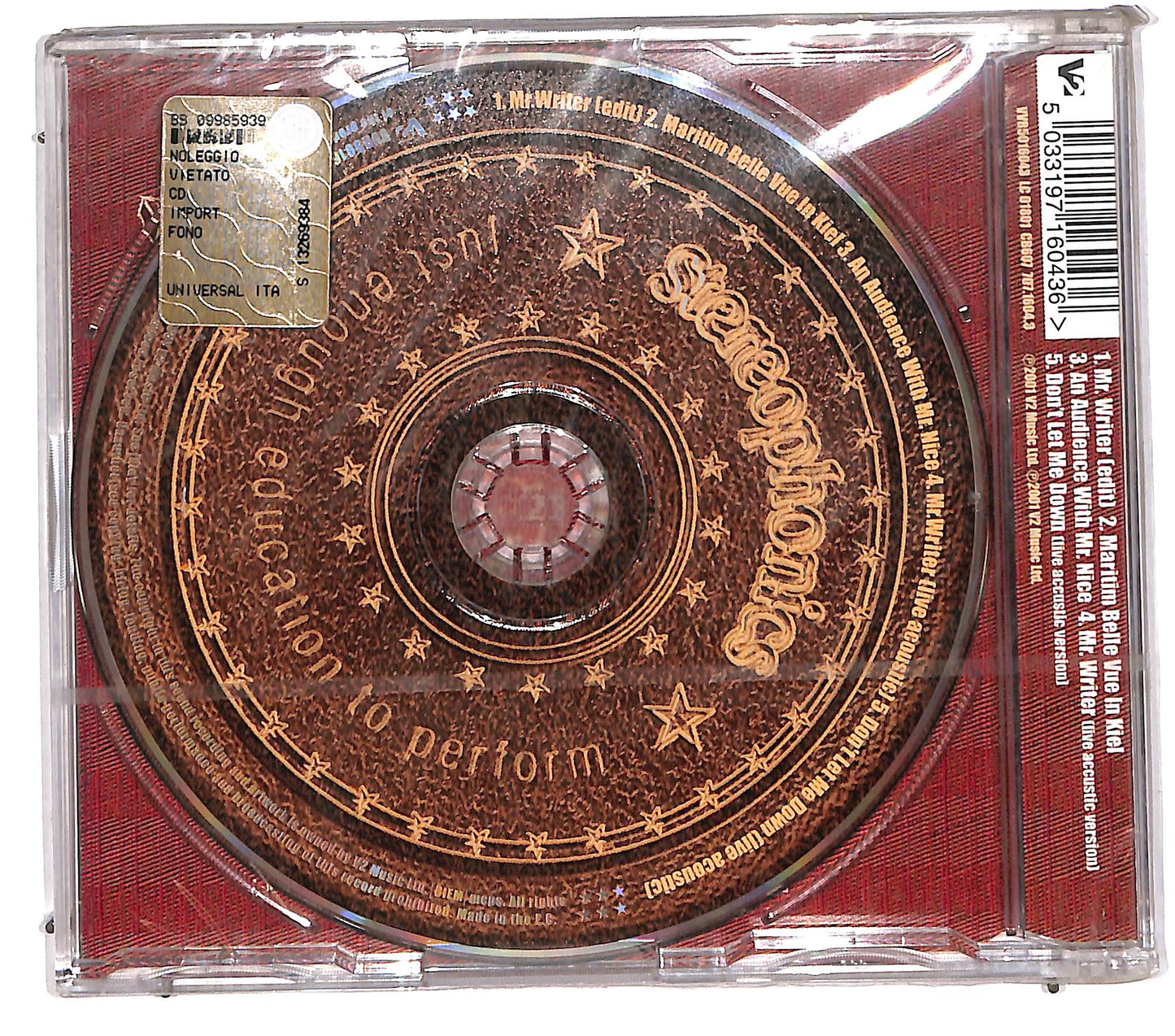 EBOND Stereophonics - Mr. Writer CD CD110949