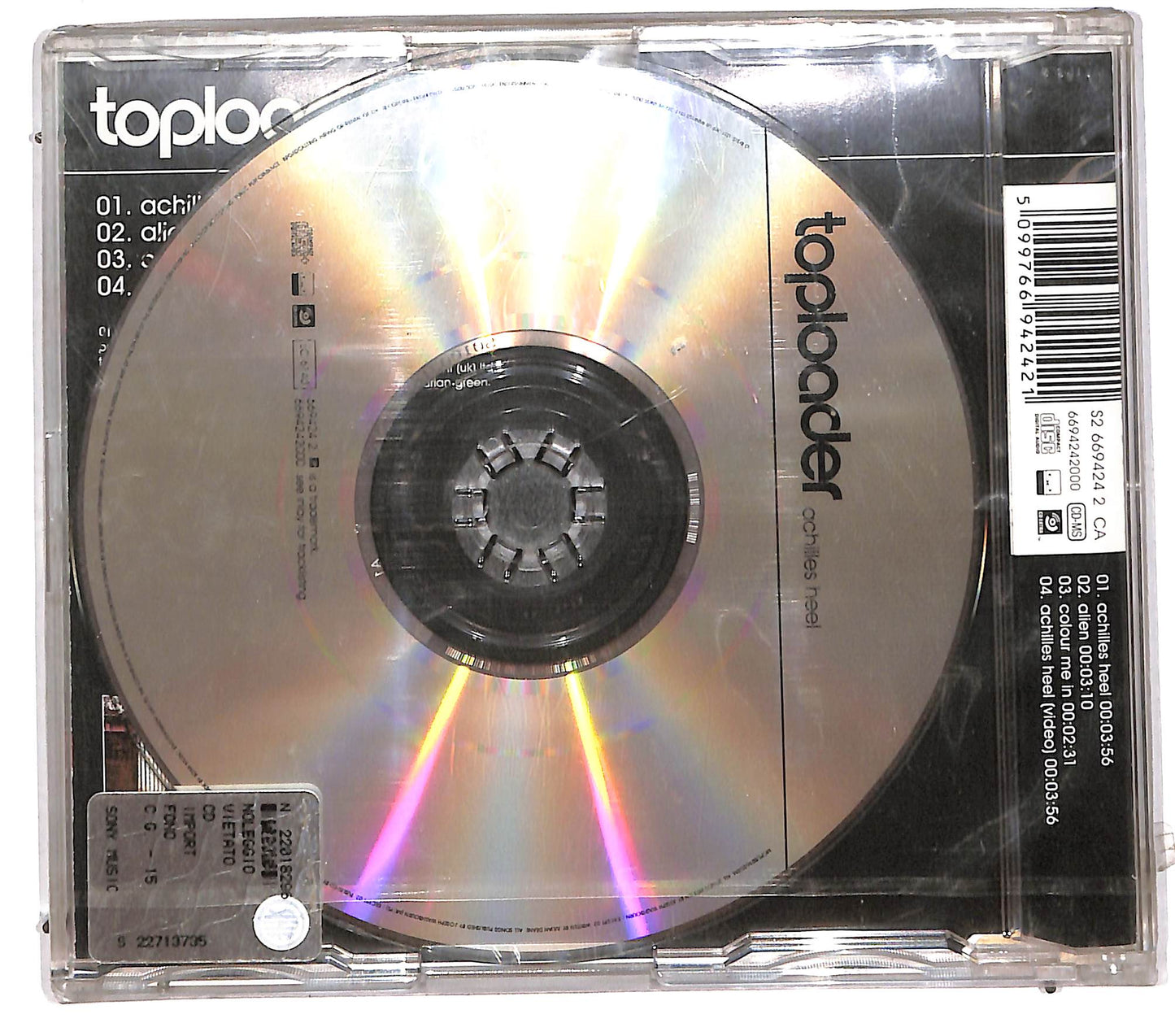 EBOND Toploader - Achilles Heel CD CD110959