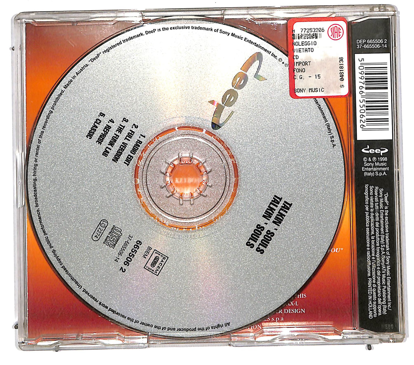EBOND Talkin'Souls - Talkin'Souls CD CD110964