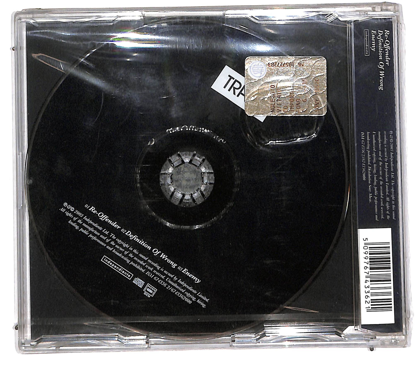 EBOND Travis - Re-Offender CD CD110967