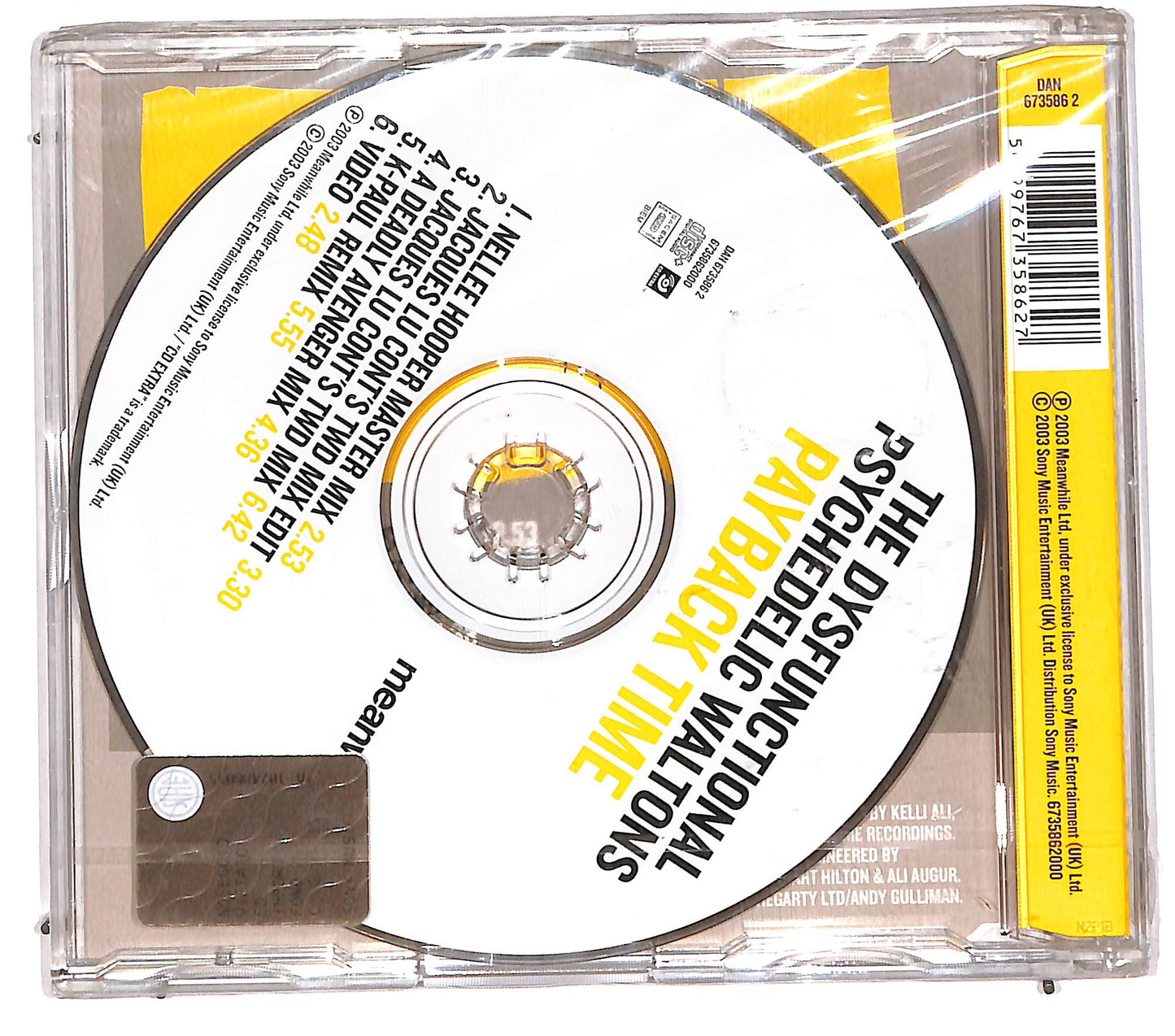 EBOND The Dysfunctional Psychedelic Waltons - Payback Time CD CD110968