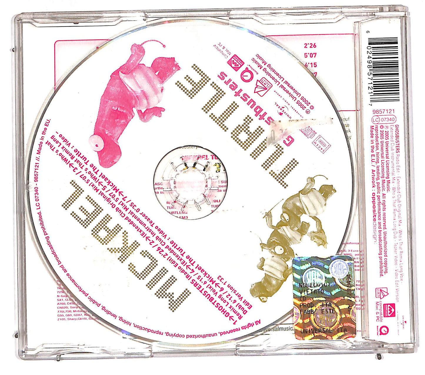 EBOND Mickael Turtle - Ghostbusters CD CD110981