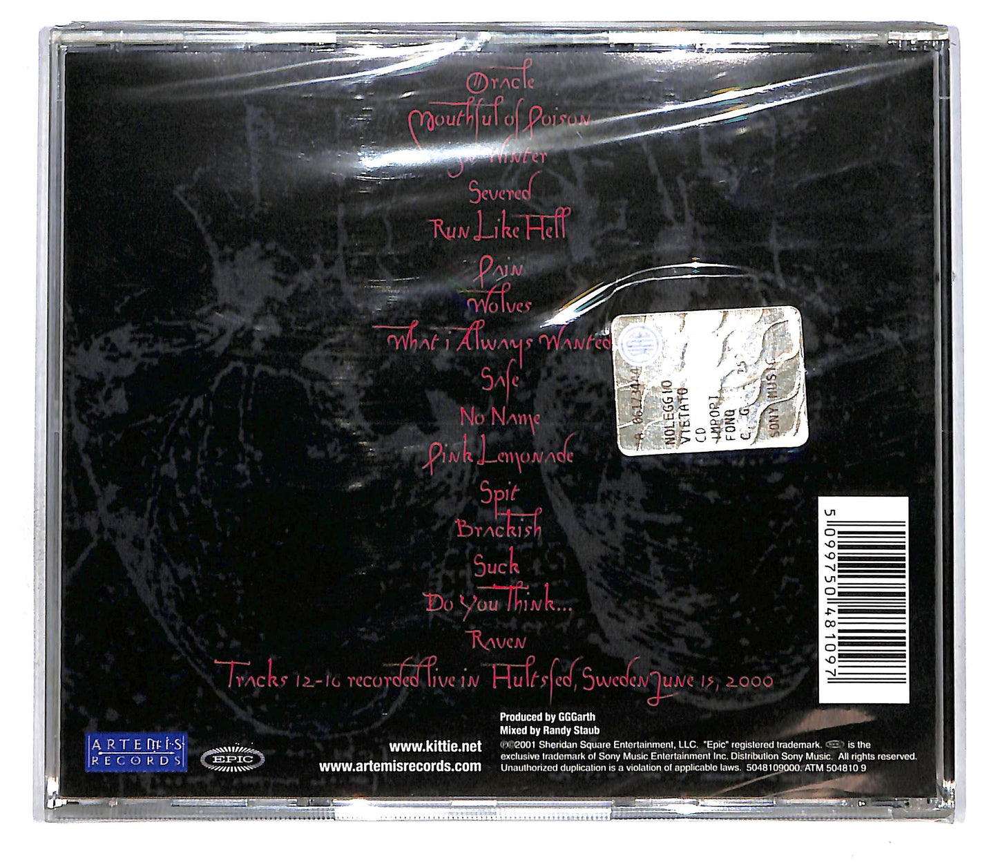 EBOND Kittie - Oracle CD CD111020