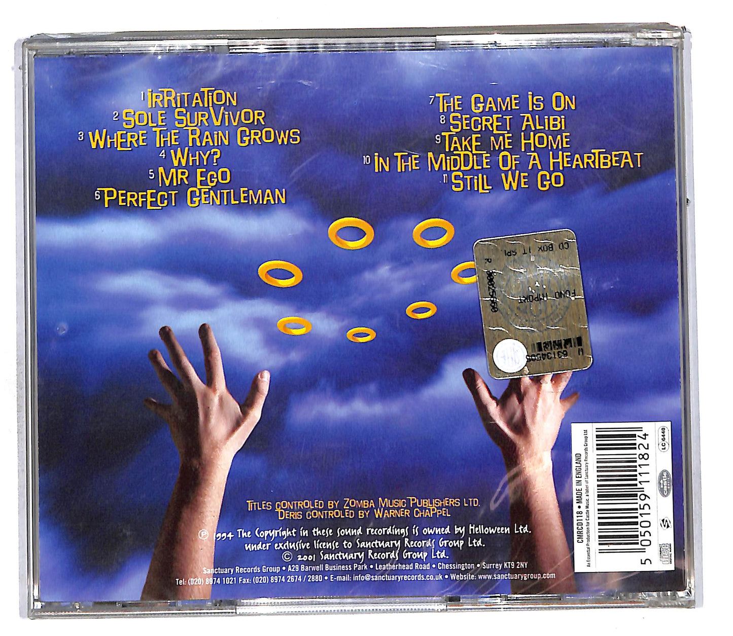 EBOND Helloween - Master Of The Rings CD CD111028