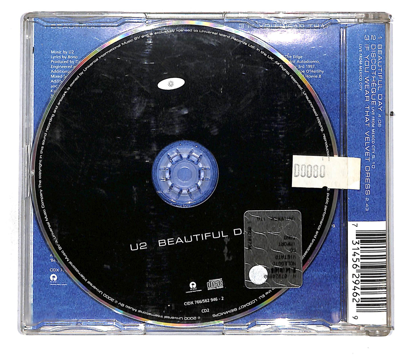 EBOND U2 - Beautiful Day CD CD111037