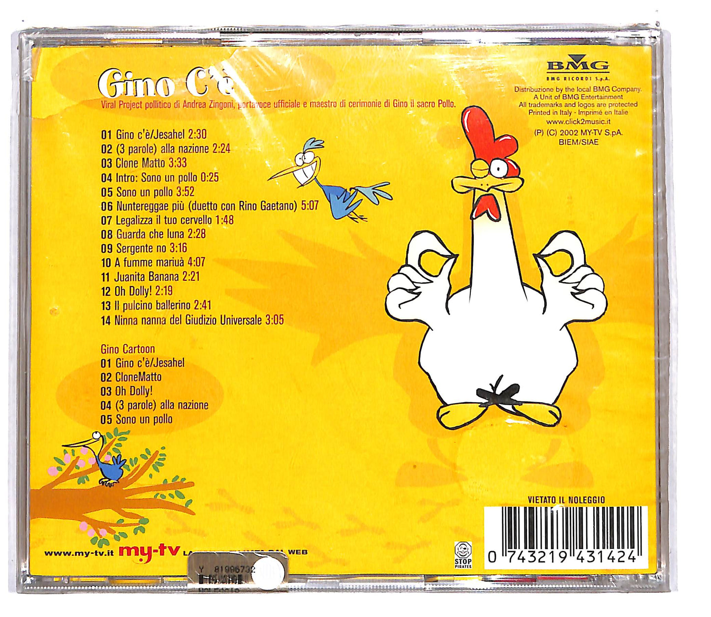 EBOND Gino Il Pollo - Gino C'e CD CD111123