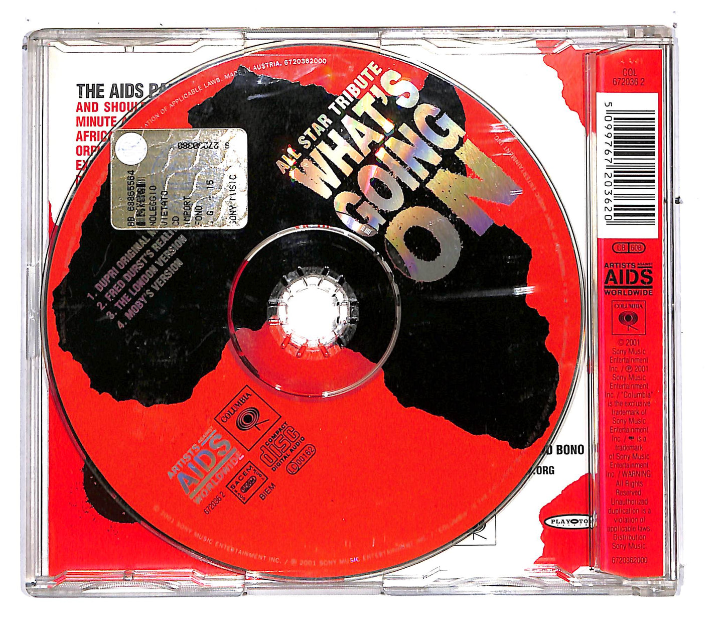 EBOND Artists Against AIDS Worldwide - What's Going On CD CD111205