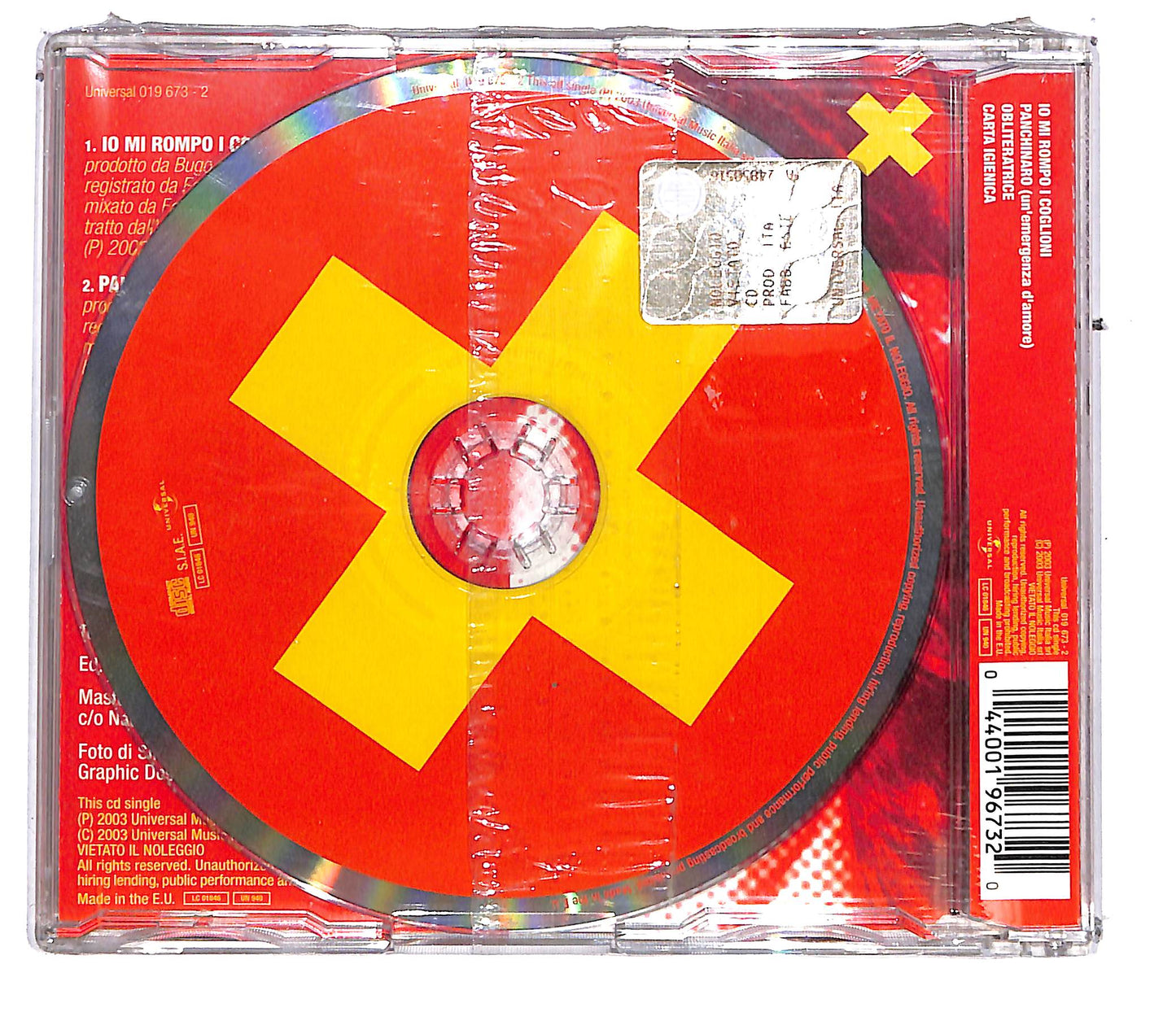 EBOND Bugo - Io Mi Rompo I Coglioni CD CD111214