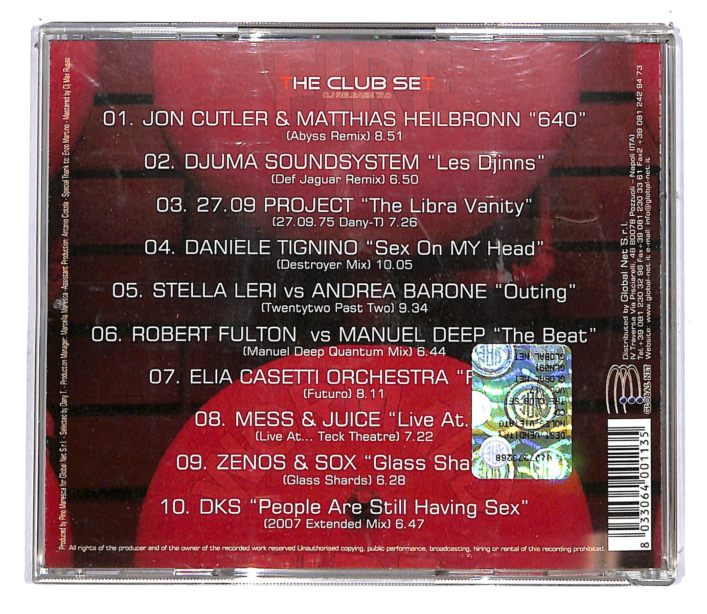 EBOND Various - The Club Set DJ Release 17.0 CD CD111228