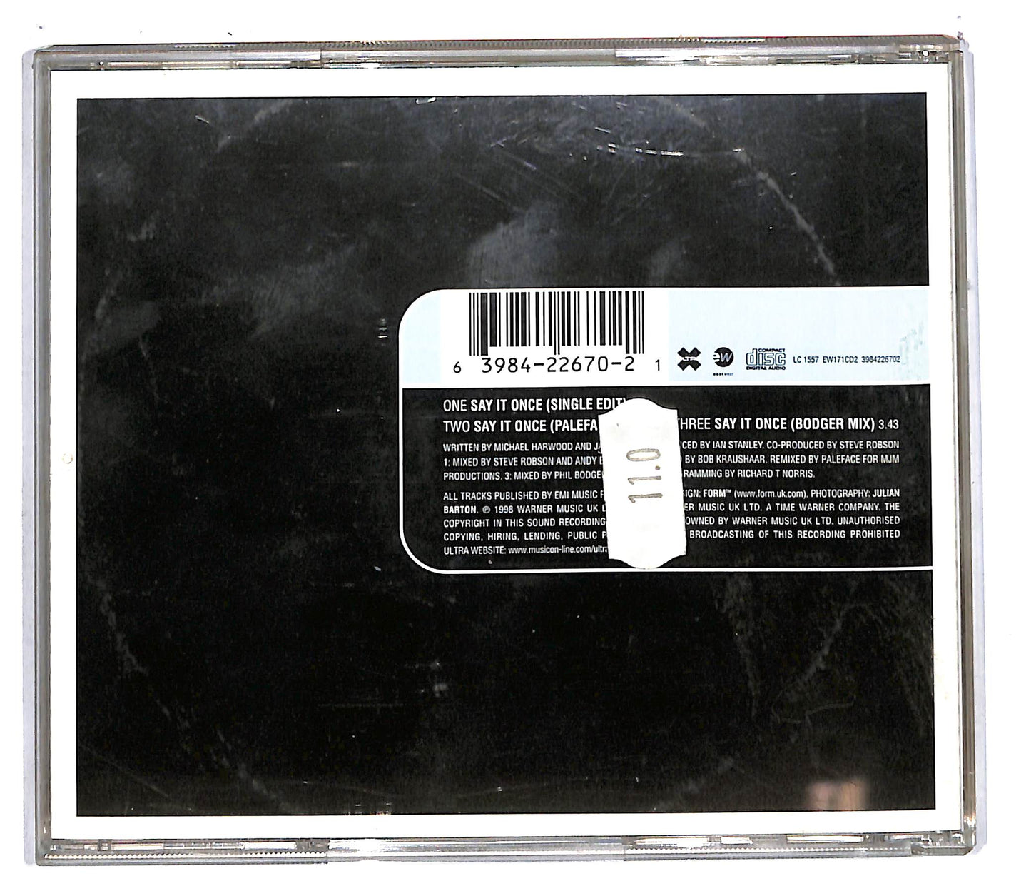 EBOND Ultra - Say It Once CD CD111233