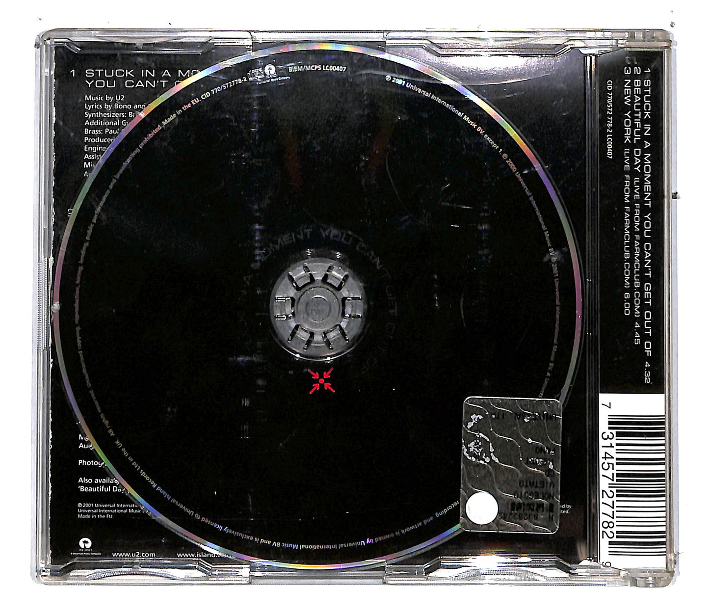 EBOND U2 - Stuck In A Moment You Can't Get Out Of CD CD111235