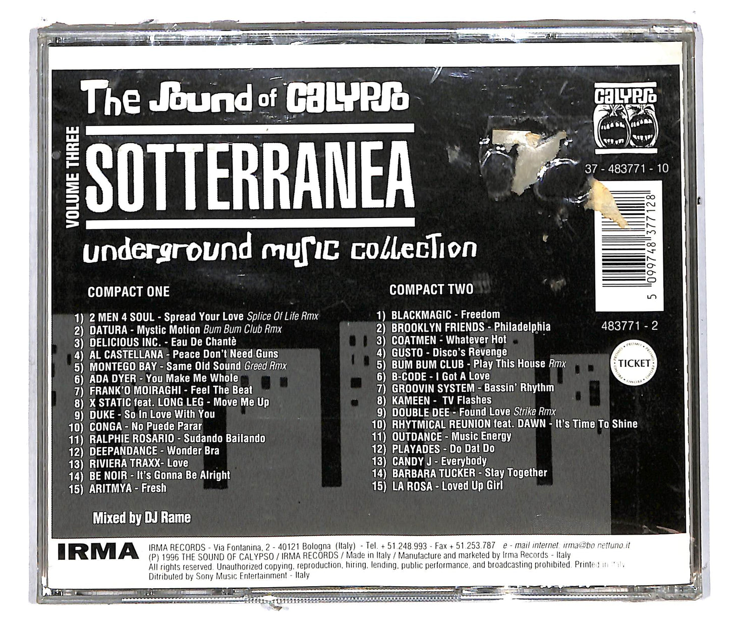 EBOND Various - Sotterranea Volume Three CD CD111246