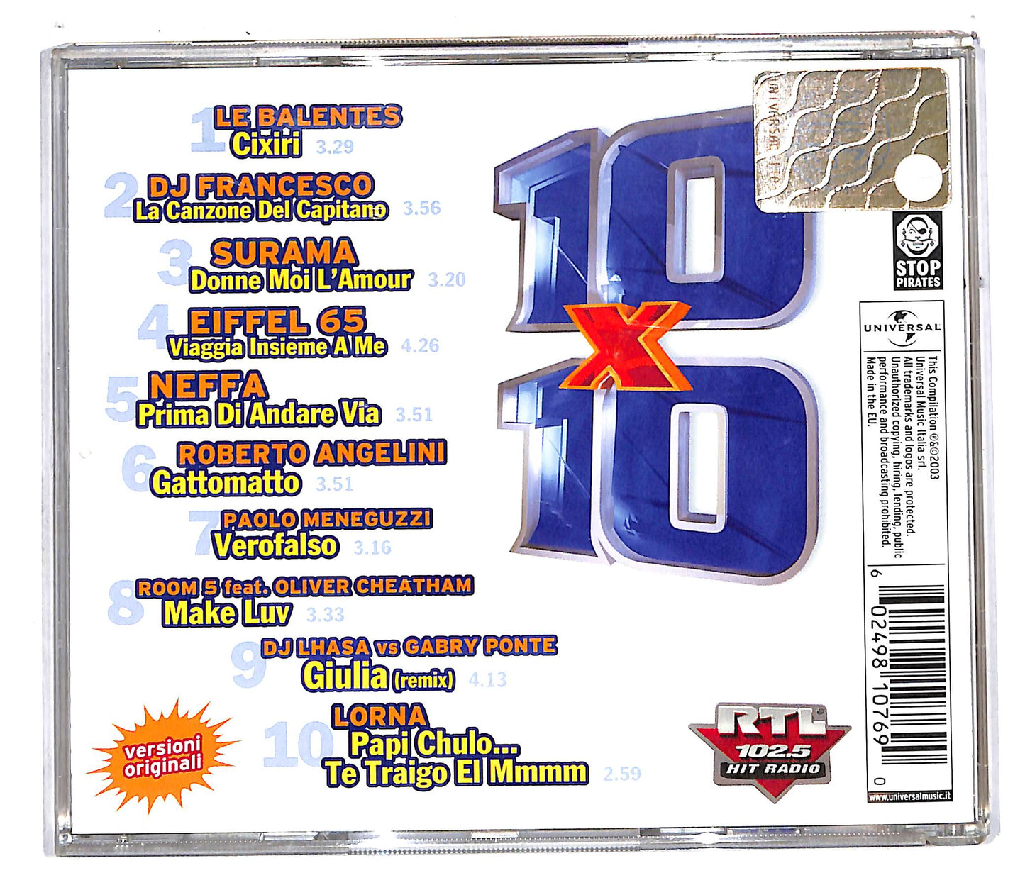 EBOND Various - 10x10 CD CD111267