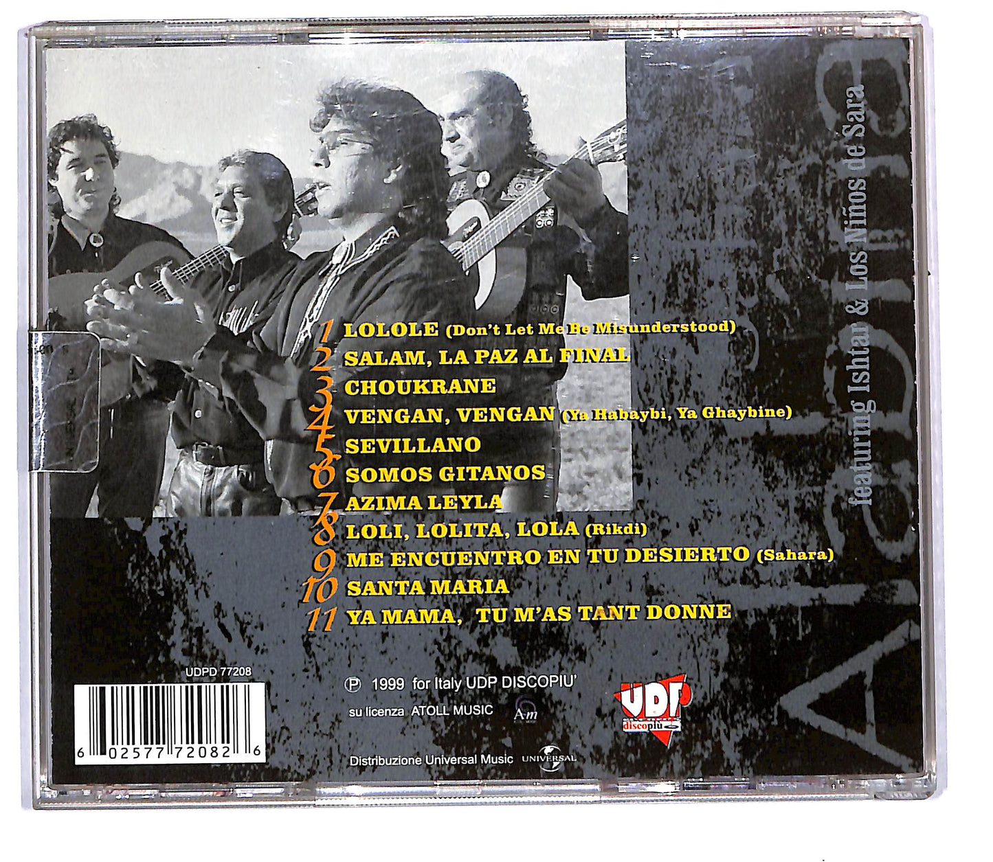 EBOND Alabina Featuring Ishtar & Los Ninos de Sara - Sahara CD CD111334