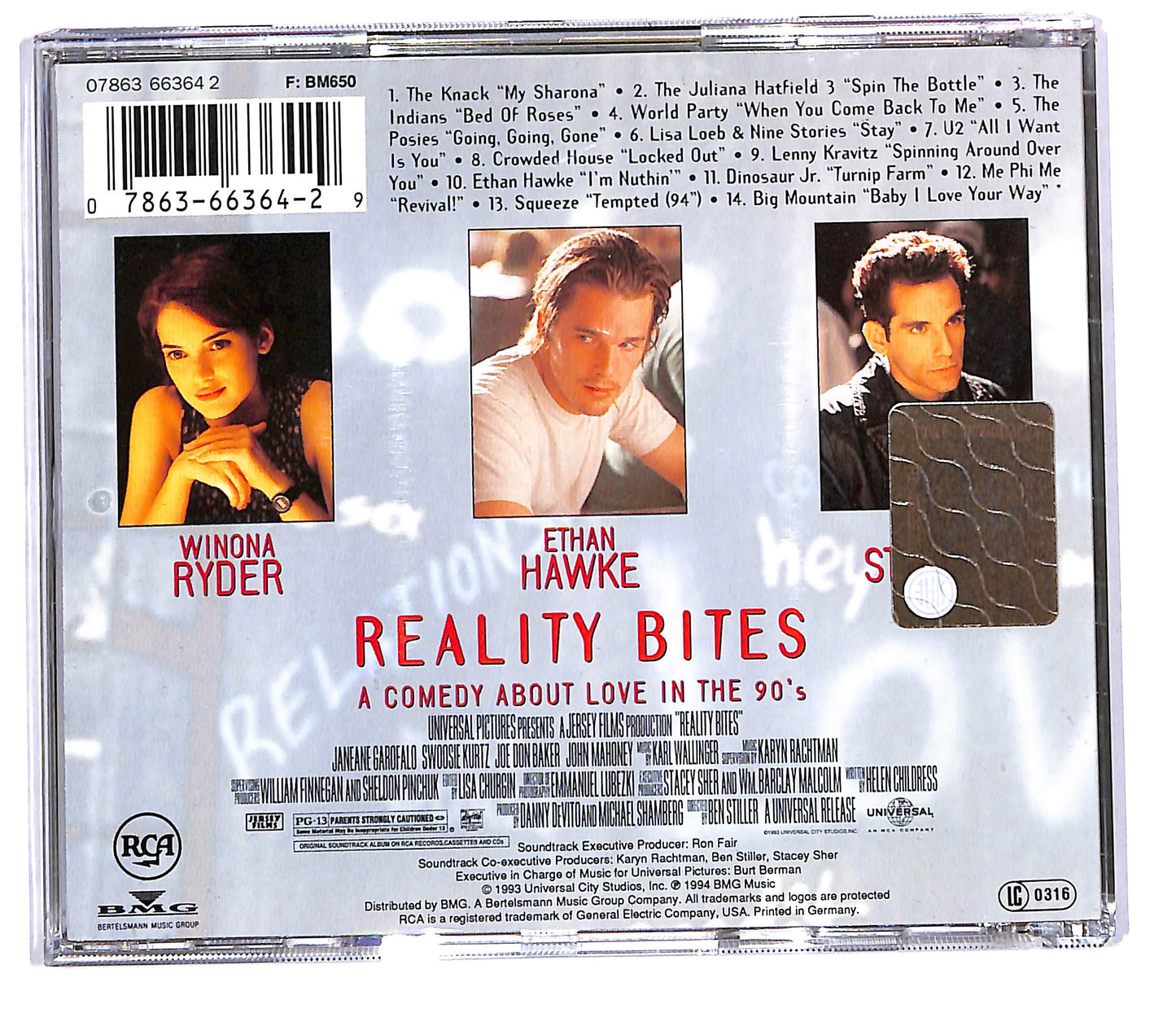 EBOND Various - Reality Bites (Original Motion Picture Soundtrack) CD CD111336