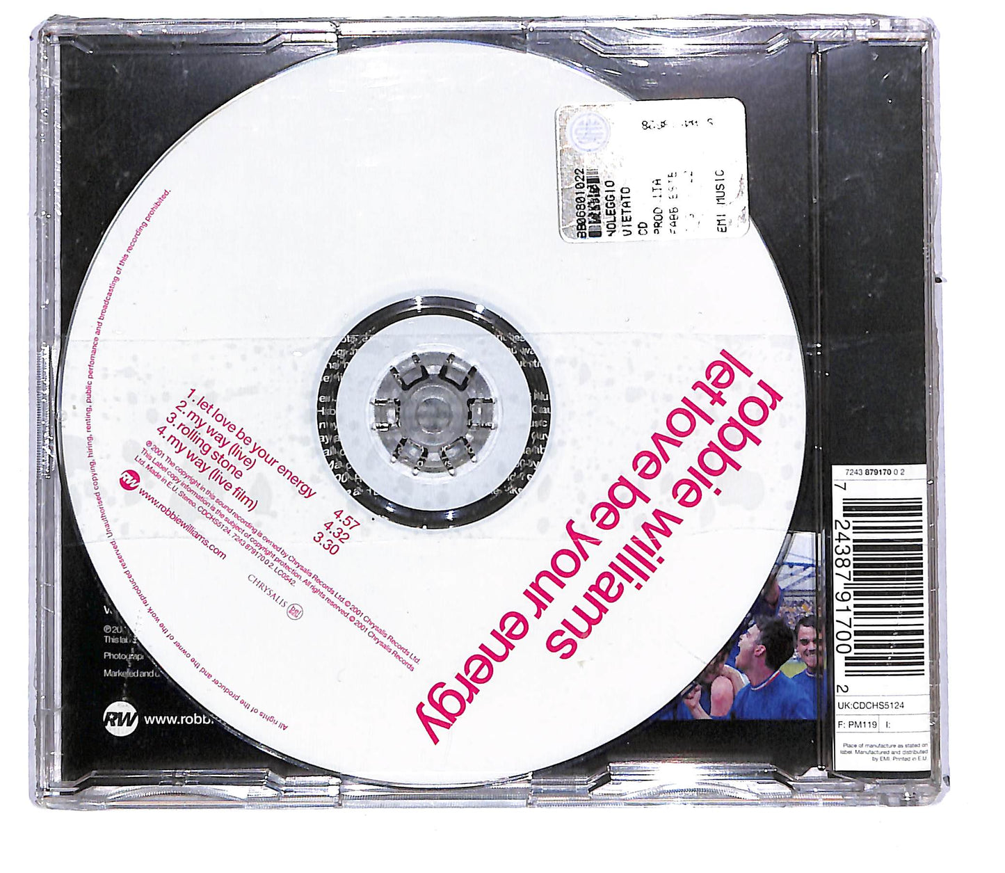 EBOND Robbie Williams - Let Love Be Your Energy CD CD111344