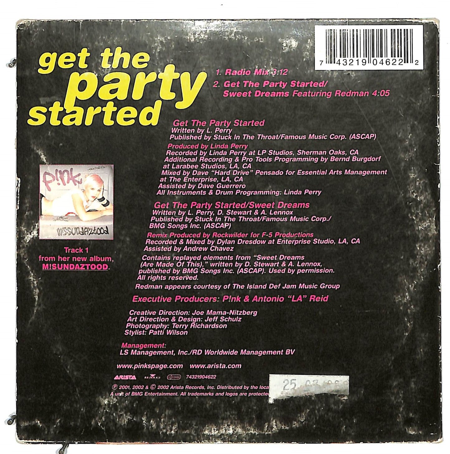 EBOND P!nk - Get The Party Started CD CD111405